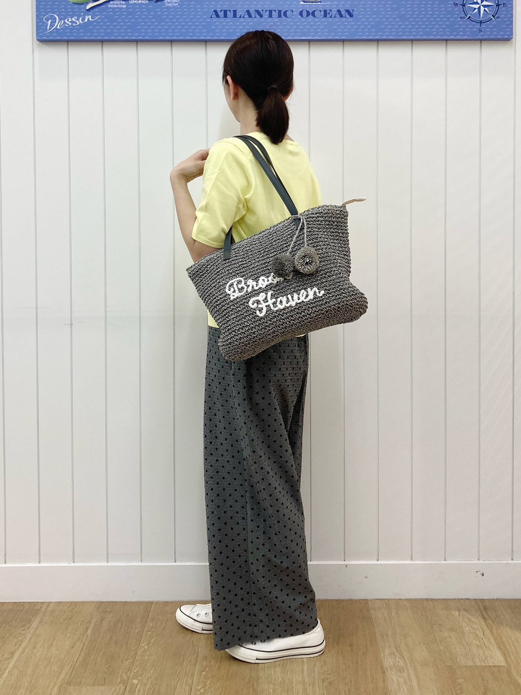 yoshiさんの「Dessin｜【9色展開/接触冷感/UVカット】ドライタッチサマーニットT」を使ったコーディネート