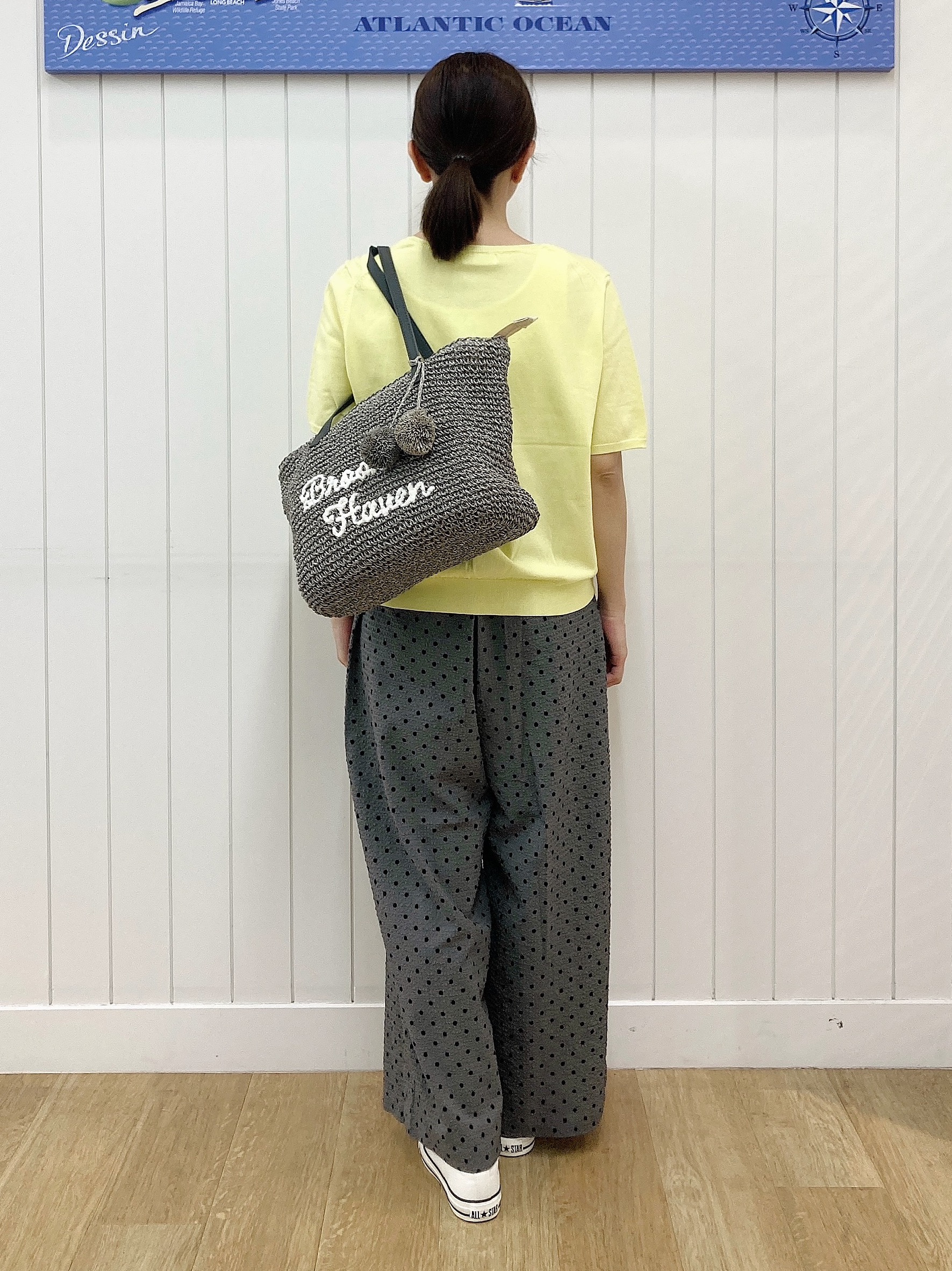 yoshiさんの「Dessin｜【9色展開/接触冷感/UVカット】ドライタッチサマーニットT」を使ったコーディネート