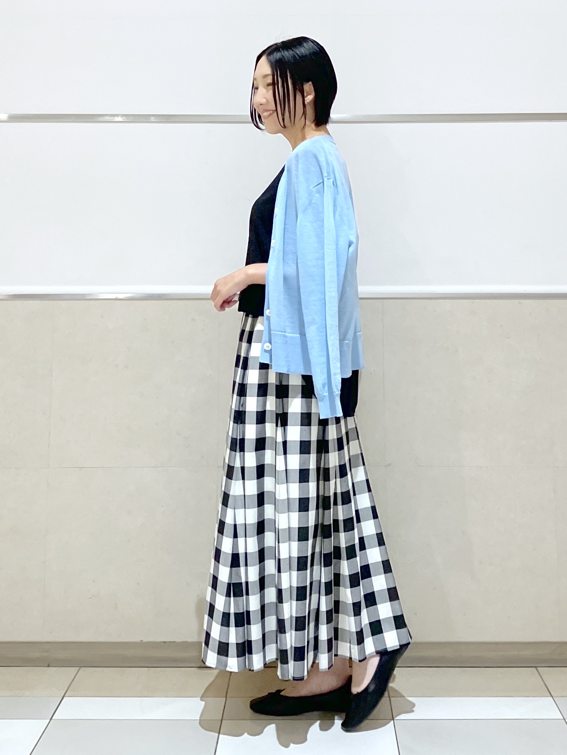 eriko さんの「Dessin｜ライトジョーゼットハーフスリーブブラウス」を使ったコーディネート