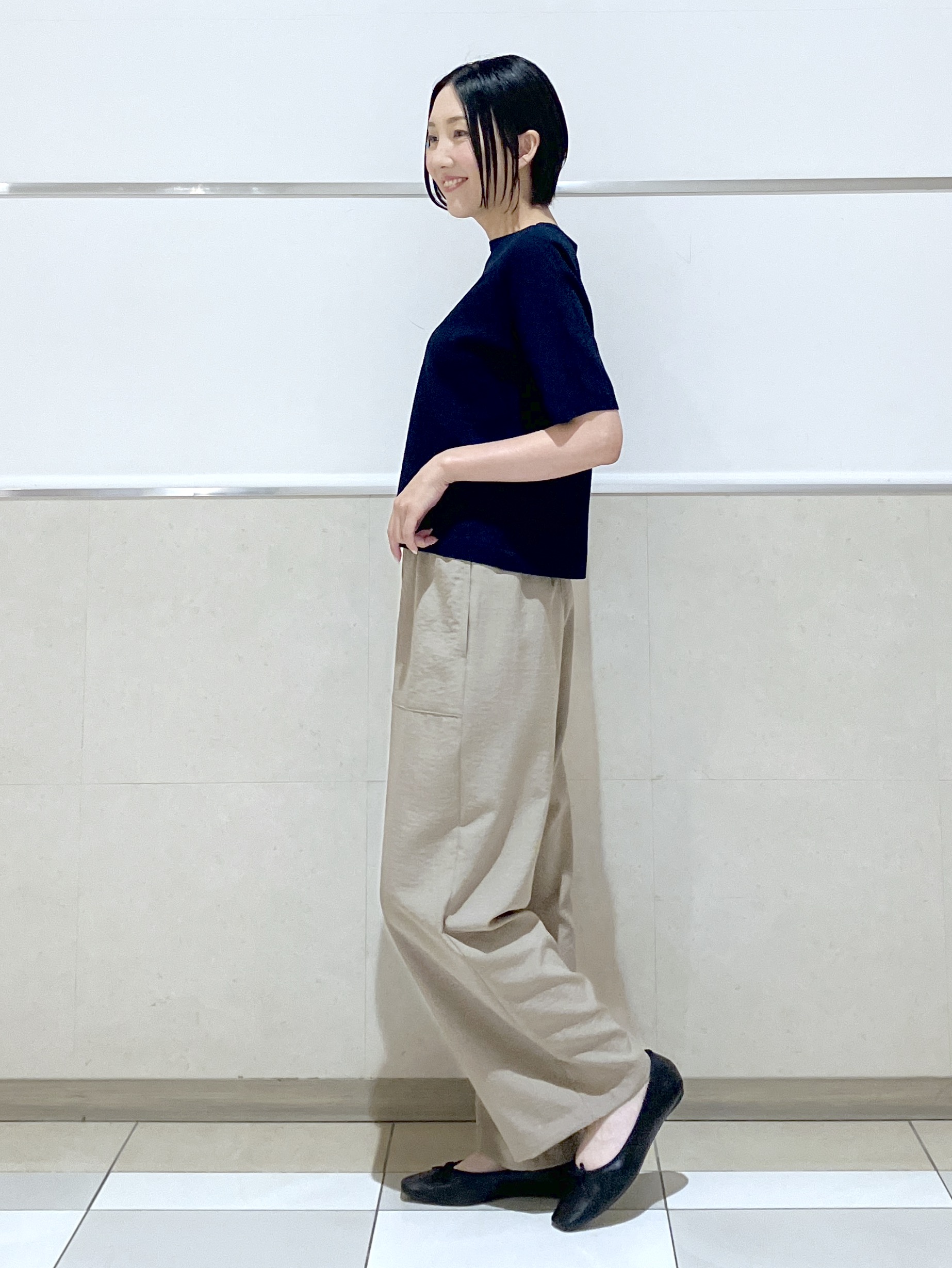 eriko さんの「Dessin｜ドライタッチ カノコニット」を使ったコーディネート