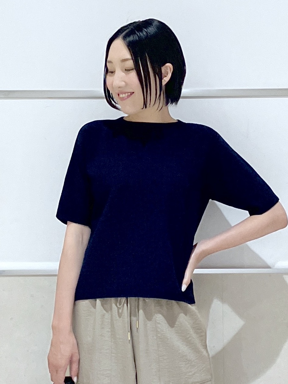eriko さんの「Dessin｜ドライタッチ カノコニット」を使ったコーディネート