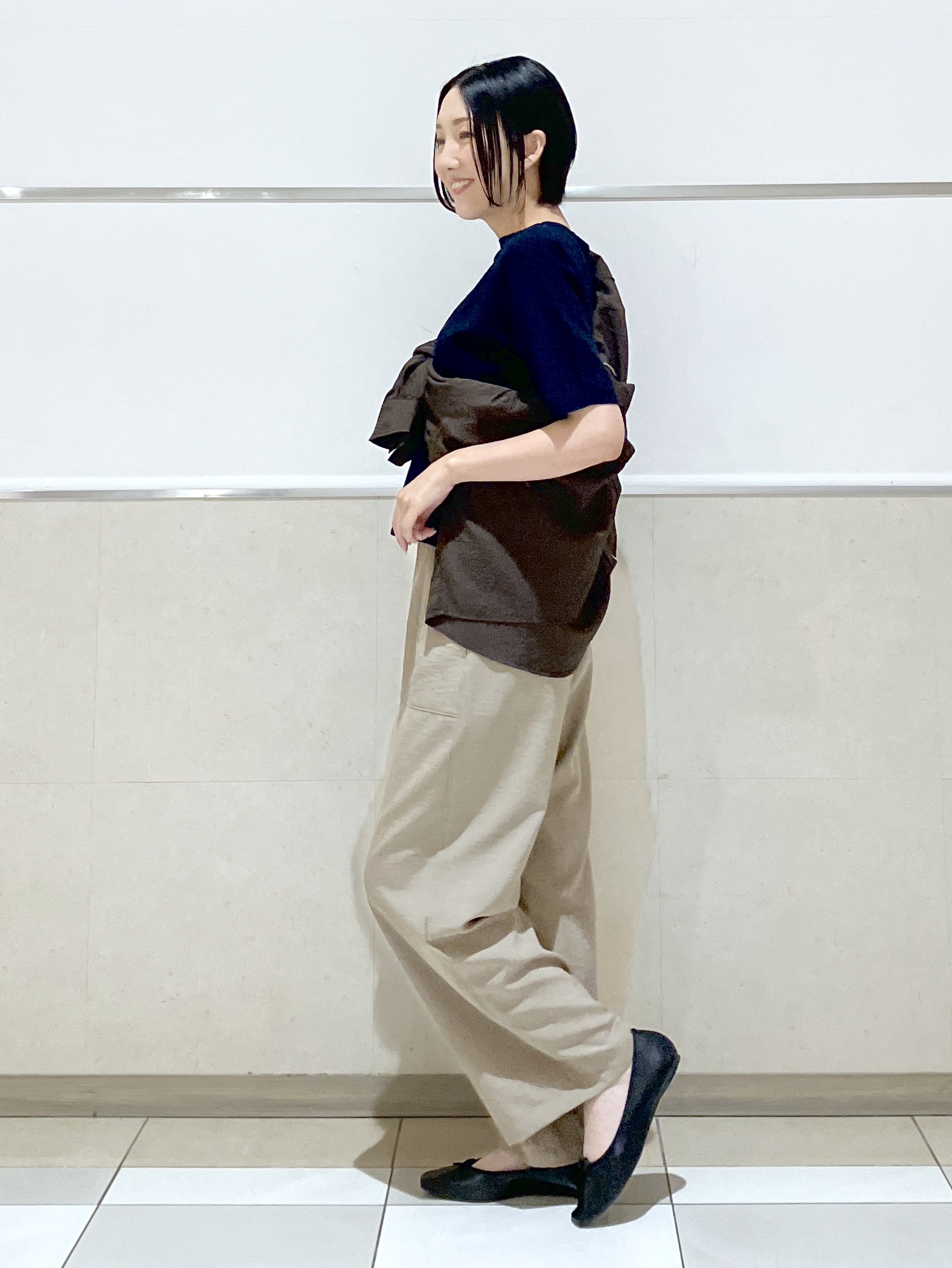 eriko さんの「Dessin｜ドライタッチ カノコニット」を使ったコーディネート