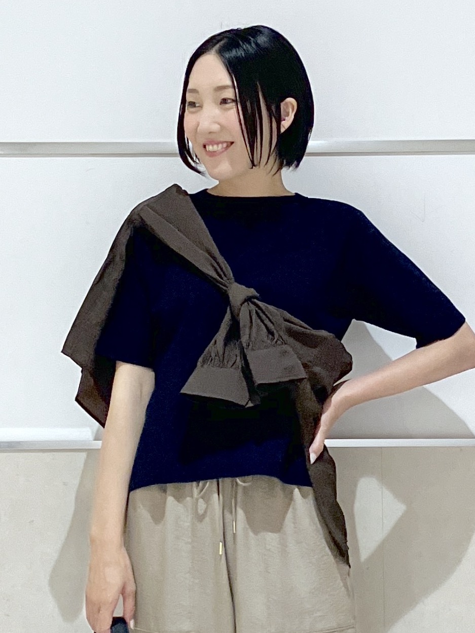 eriko さんの「Dessin｜ドライタッチ カノコニット」を使ったコーディネート
