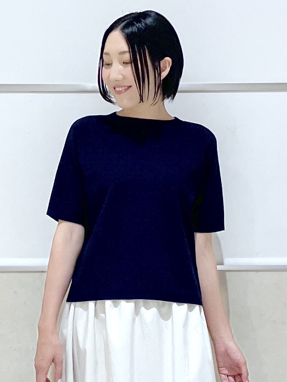 eriko さんの「Dessin｜ドライタッチ カノコニット」を使ったコーディネート
