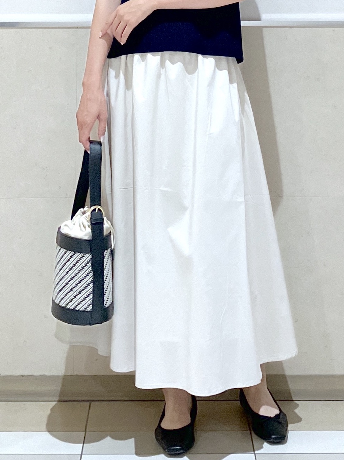eriko さんの「Dessin｜ドライタッチ カノコニット」を使ったコーディネート