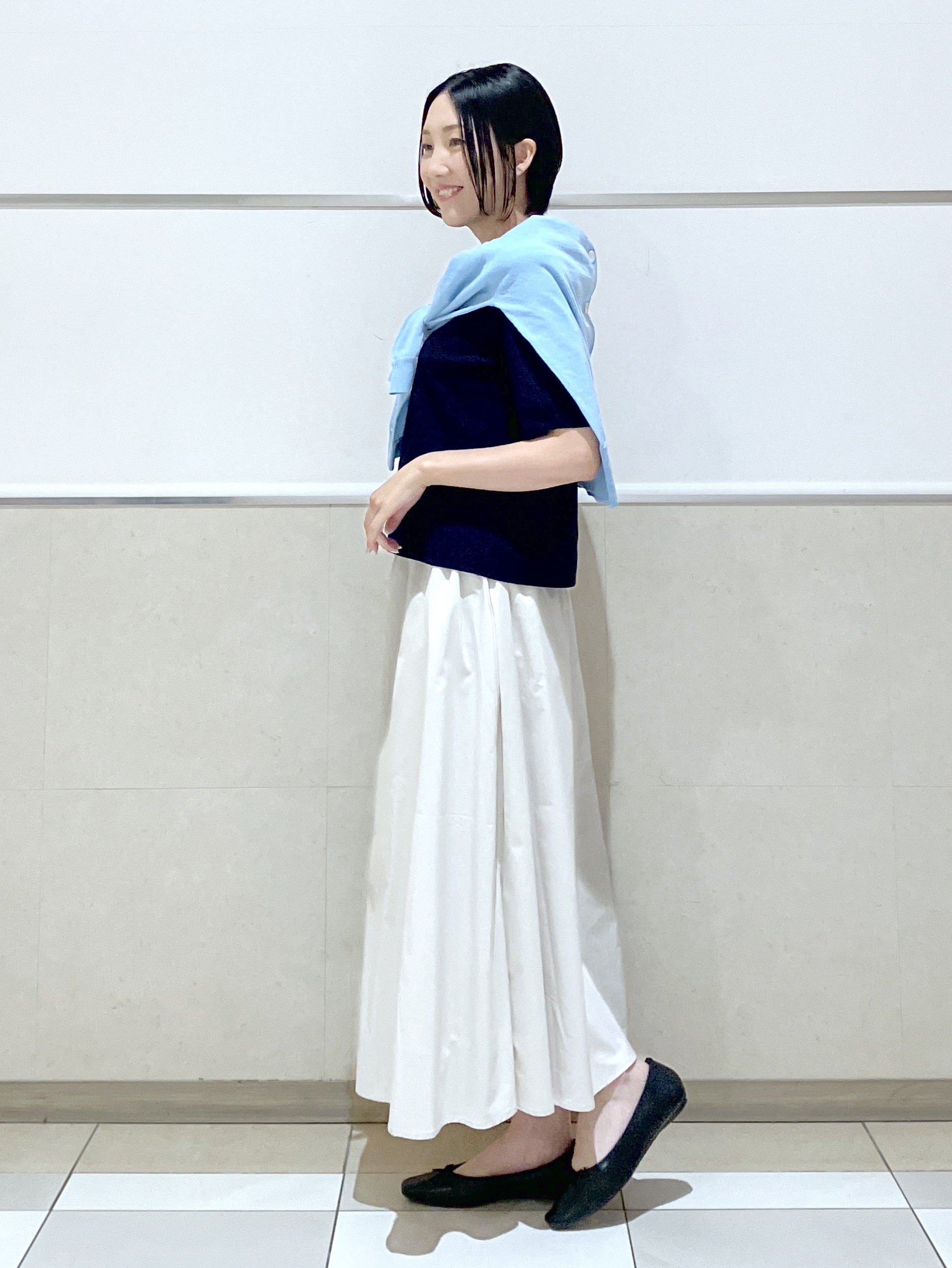 eriko さんの「Dessin｜ドライタッチ カノコニット」を使ったコーディネート