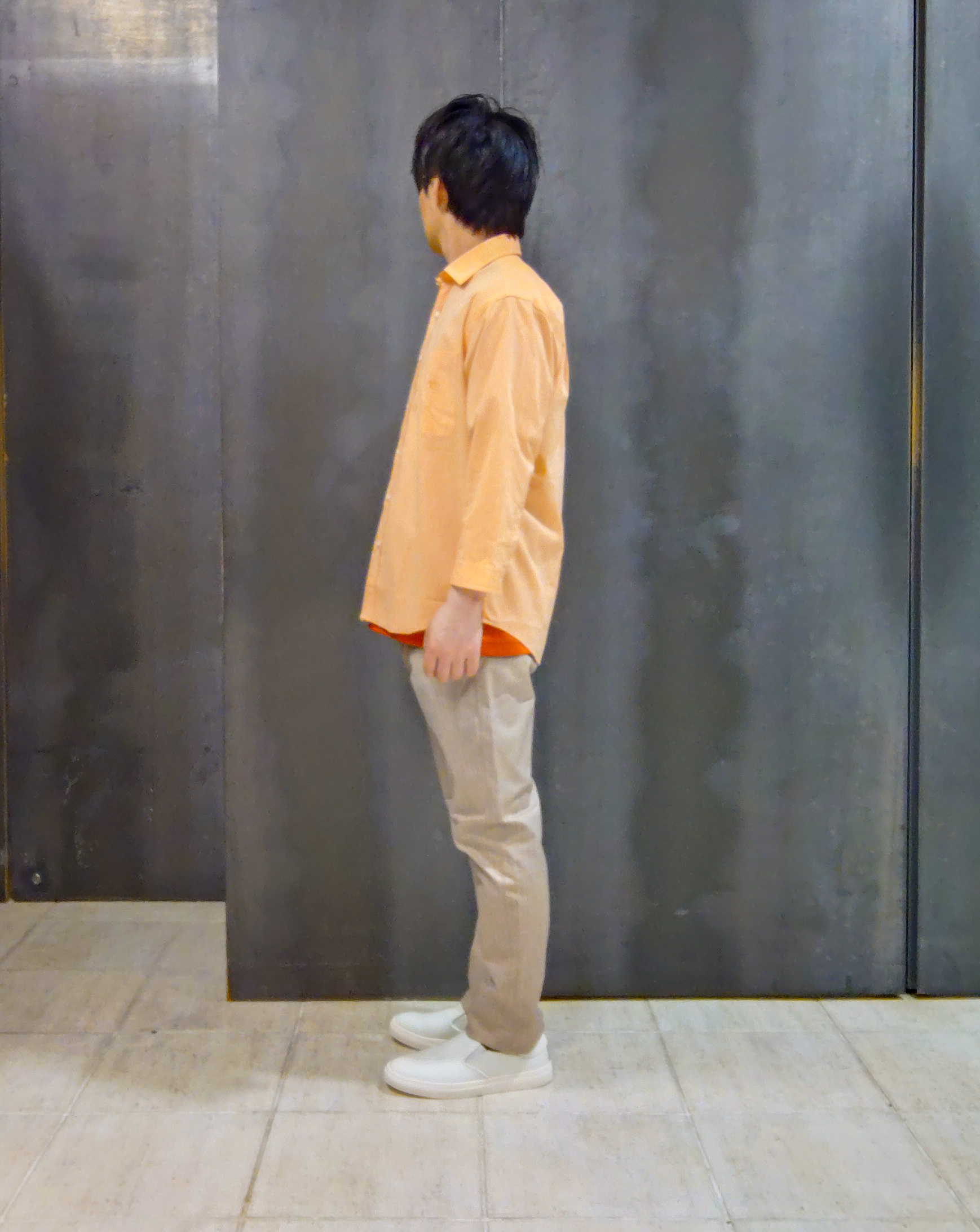 shiominさんの「TAKEO KIKUCHI｜【接触冷感】ハイブリッド リネン 七分袖シャツ」を使ったコーディネート