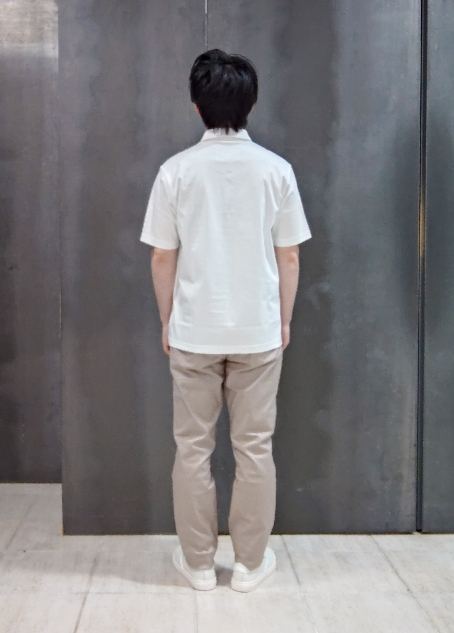 shiominさんの「TAKEO KIKUCHI｜【接触冷感】アイスクリアコットン ワンポイント ポロシャツ」を使ったコーディネート