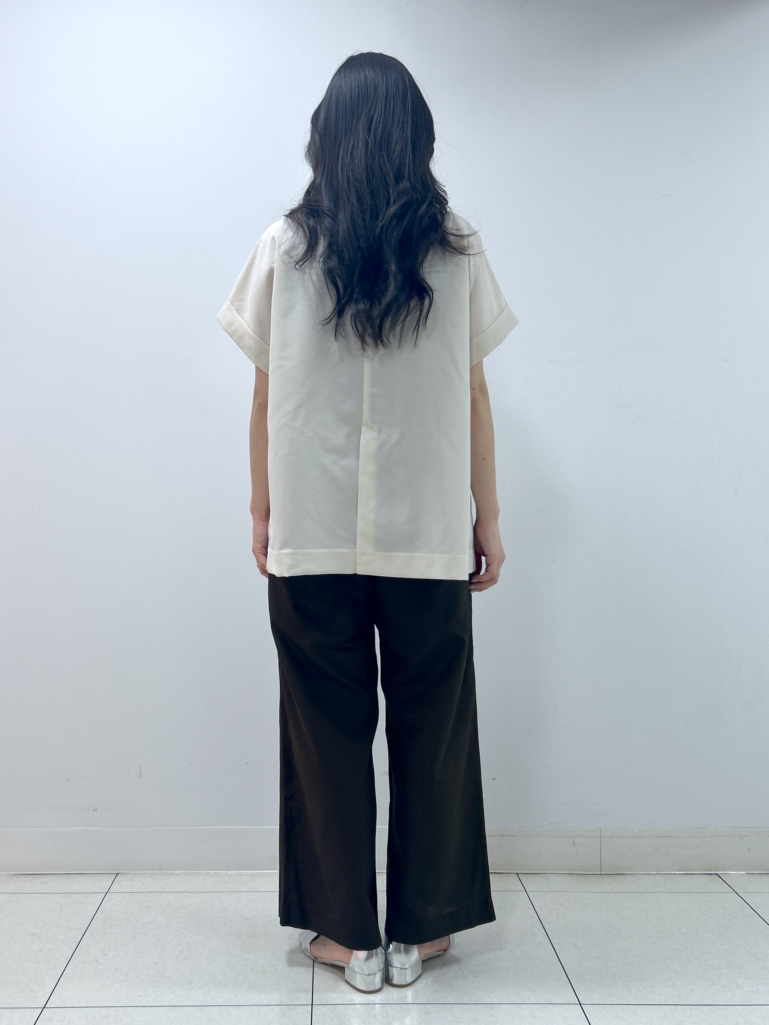 Kaiさんの「Dessin｜【接触冷感/セットアップ可】ハーフスリーブジャケット」を使ったコーディネート
