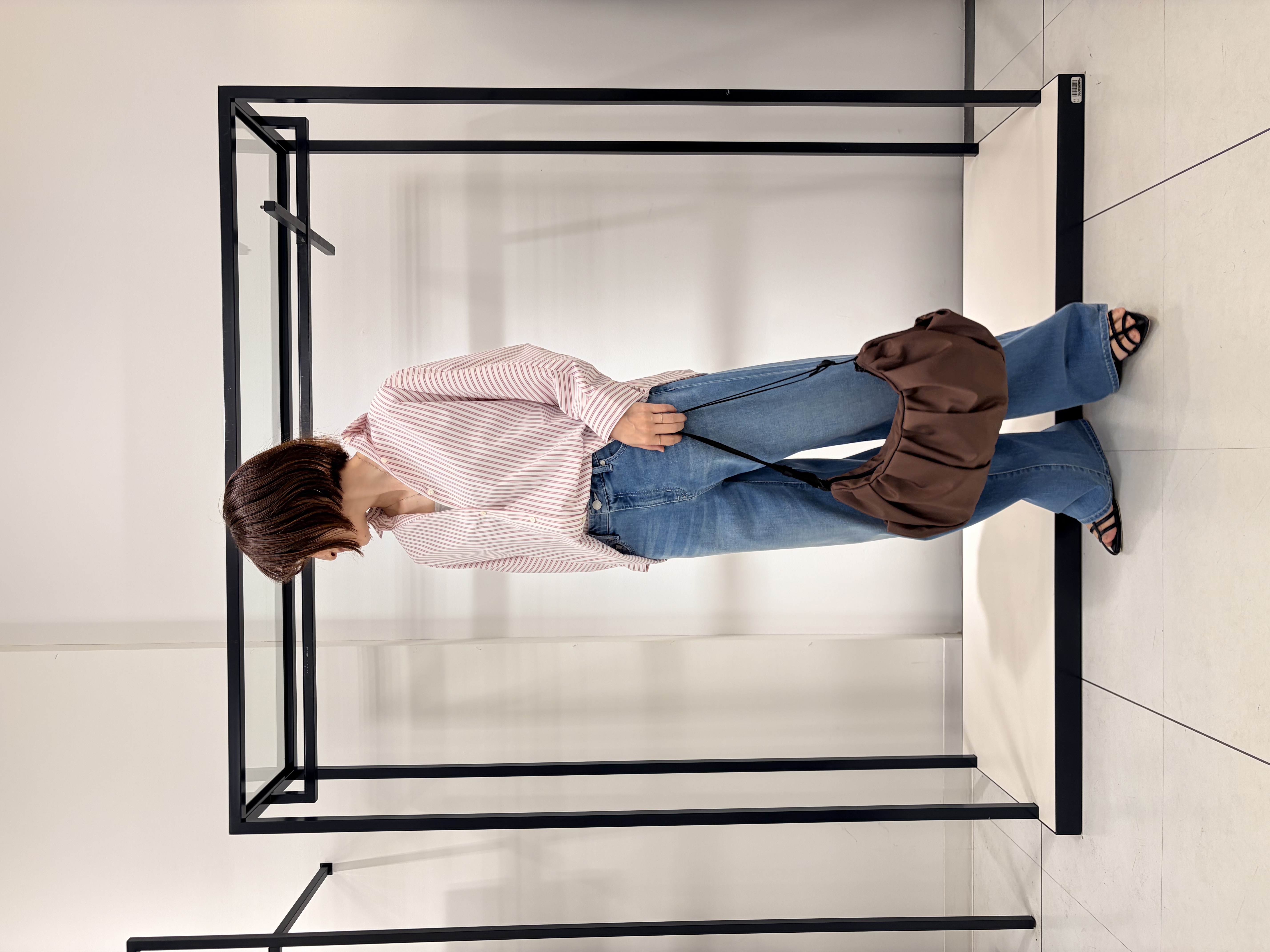 Mikiさんの「UNTITLED｜【接触冷感/吸水速乾/UVカット】ドルマンスリーブシャツ」を使ったコーディネート