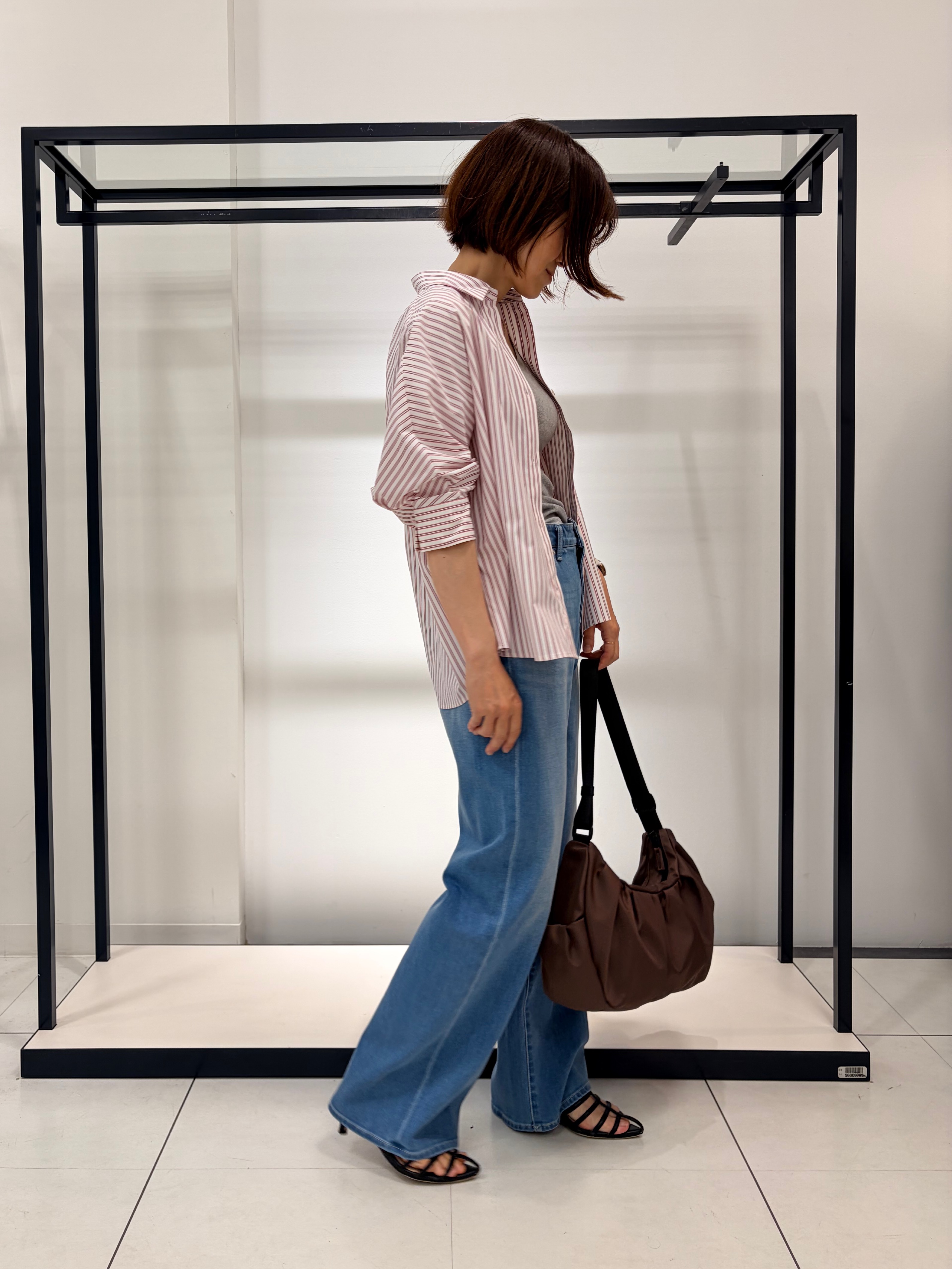 Mikiさんの「UNTITLED｜【接触冷感/吸水速乾/UVカット】ドルマンスリーブシャツ」を使ったコーディネート
