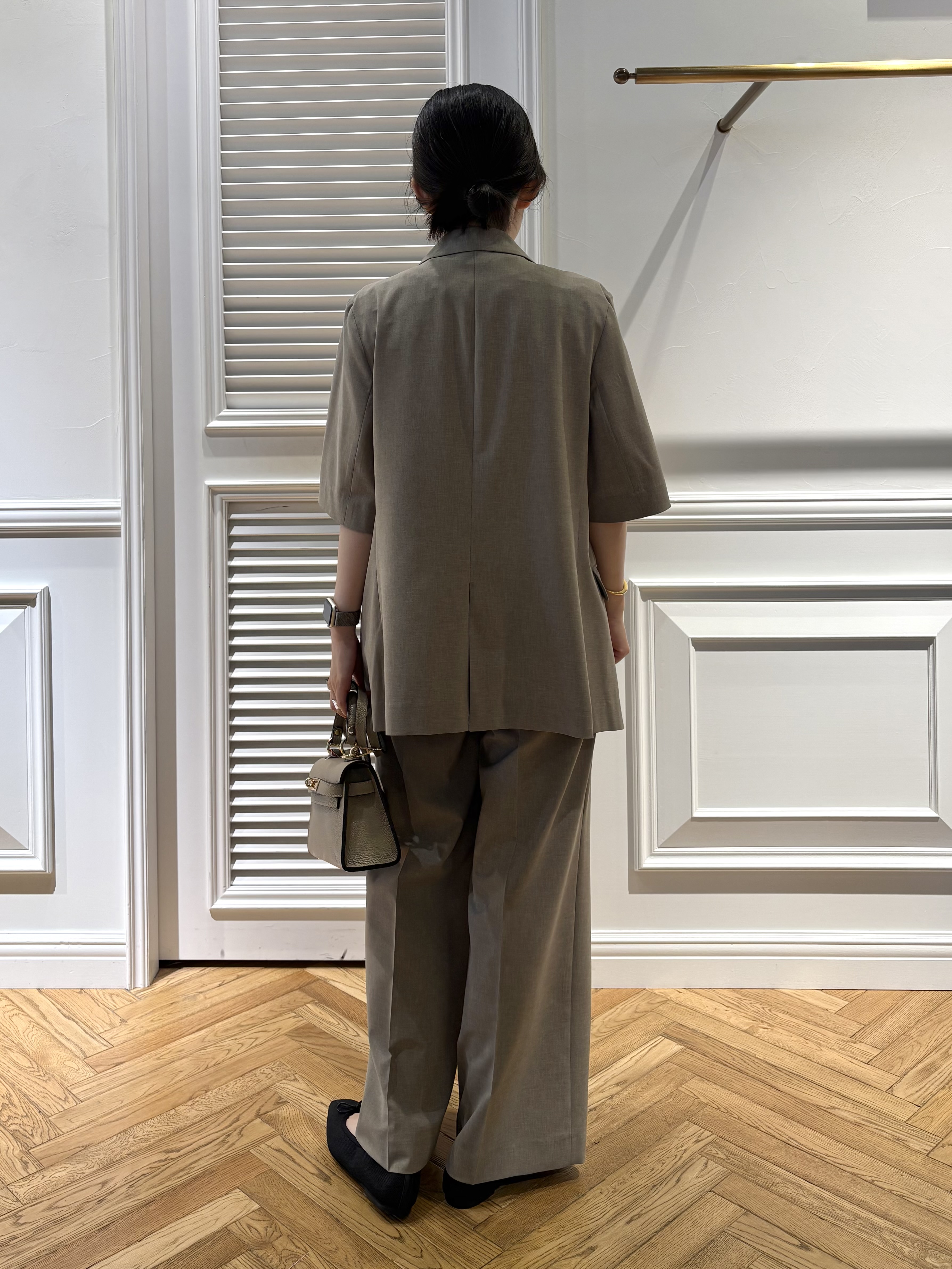 cocoさんの「DRESSTERIOR｜【otonaMUSE5月号掲載／セットアップ可】ウォッシャブルワイドタックパンツ」を使ったコーディネート