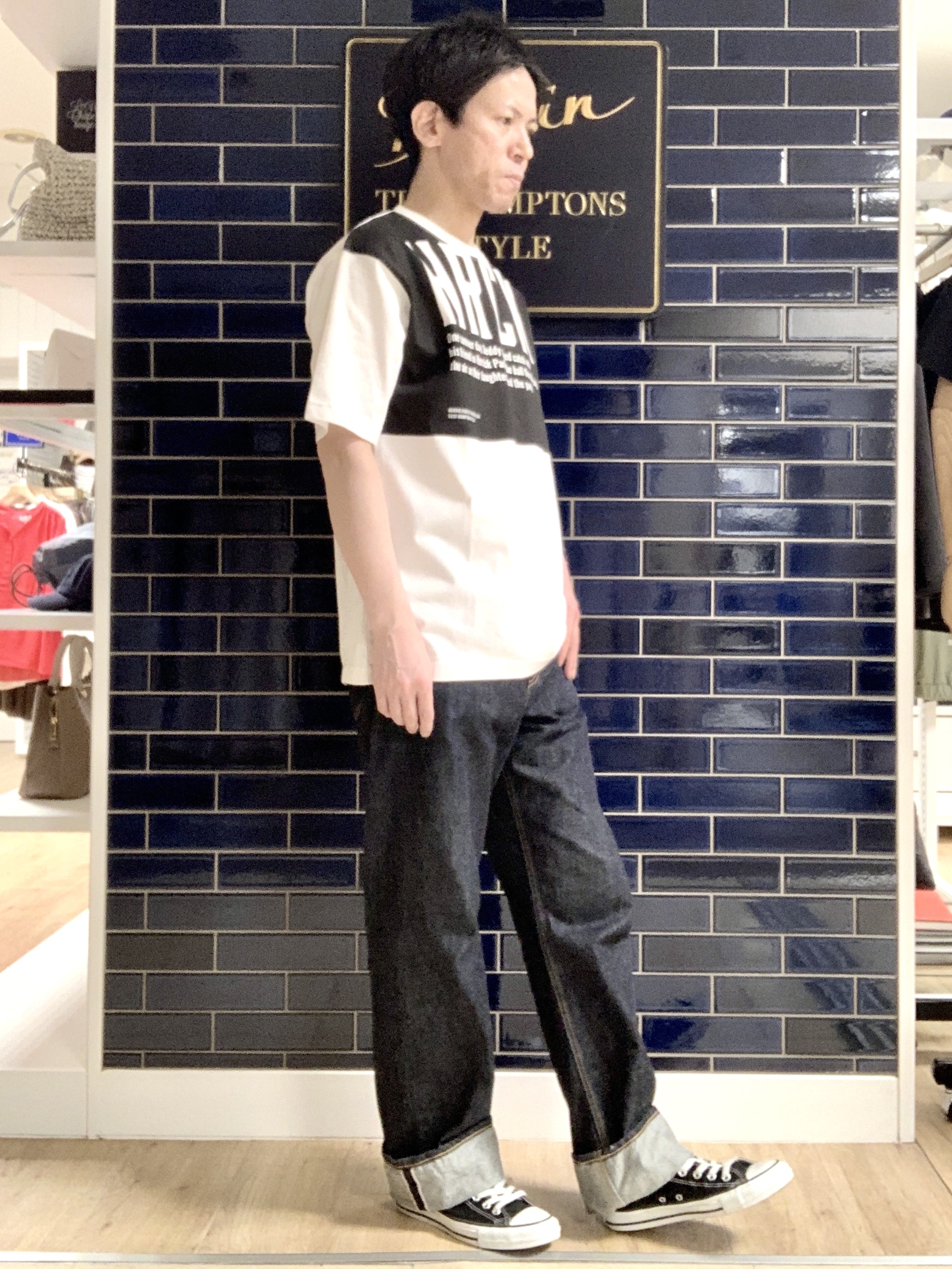 Takaさんの「Dessin｜【洗える】オーガニックコットングラフィックTシャツ」を使ったコーディネート