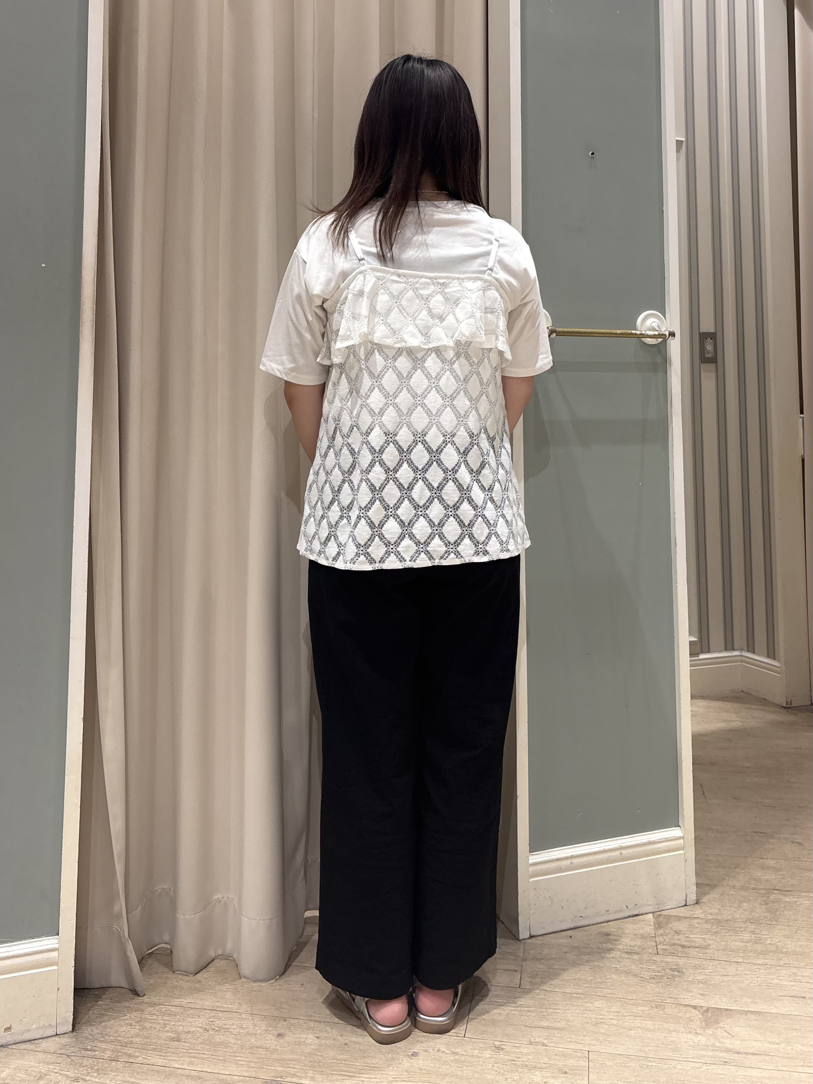 yuukaさんの「grove｜【UVカット/接触冷感】プリントアソート5分袖Tシャツ」を使ったコーディネート