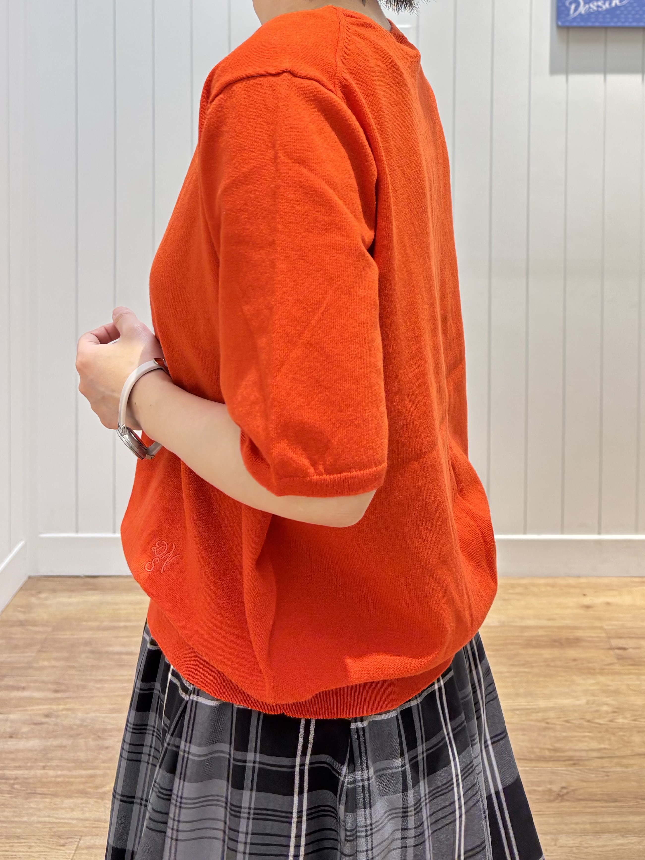OKADAさんの「Dessin｜【9色展開/接触冷感/UVカット】ドライタッチサマーニットT」を使ったコーディネート