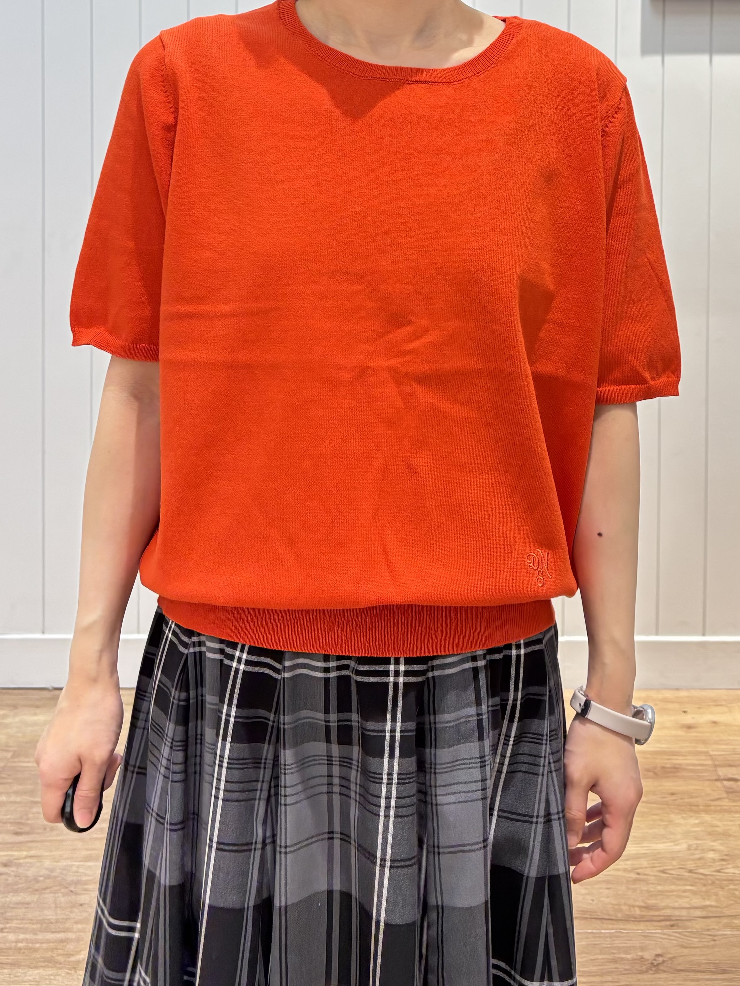 OKADAさんの「Dessin｜【9色展開/接触冷感/UVカット】ドライタッチサマーニットT」を使ったコーディネート