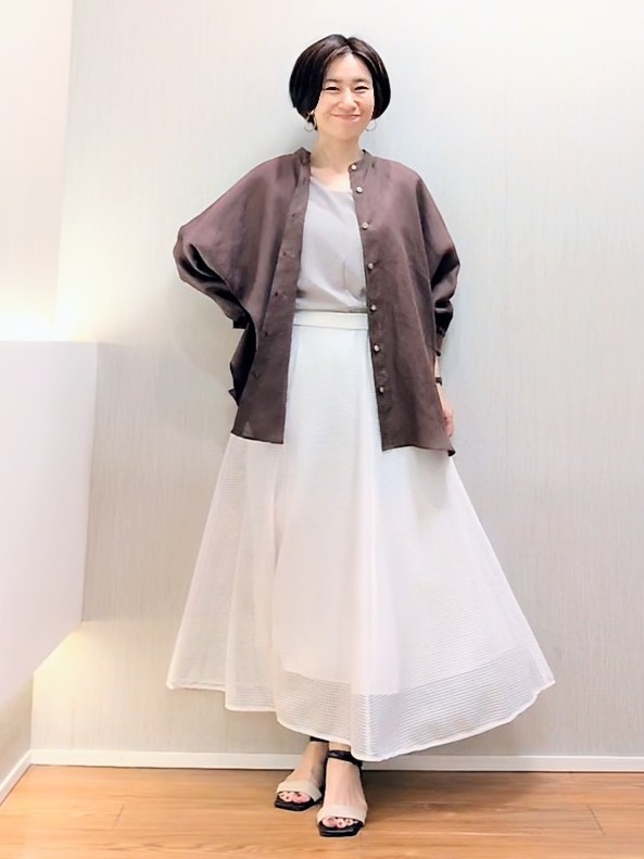 ミズタさんの「UNTITLED｜【麻100】リネンドルマンシャツ」を使ったコーディネート