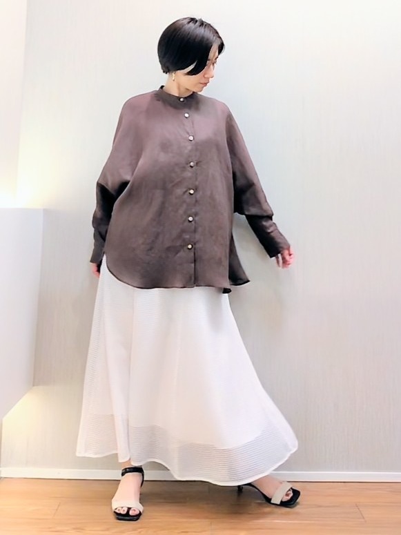 ミズタさんの「UNTITLED｜【麻100】リネンドルマンシャツ」を使ったコーディネート