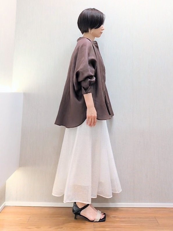 ミズタさんの「UNTITLED｜【麻100】リネンドルマンシャツ」を使ったコーディネート