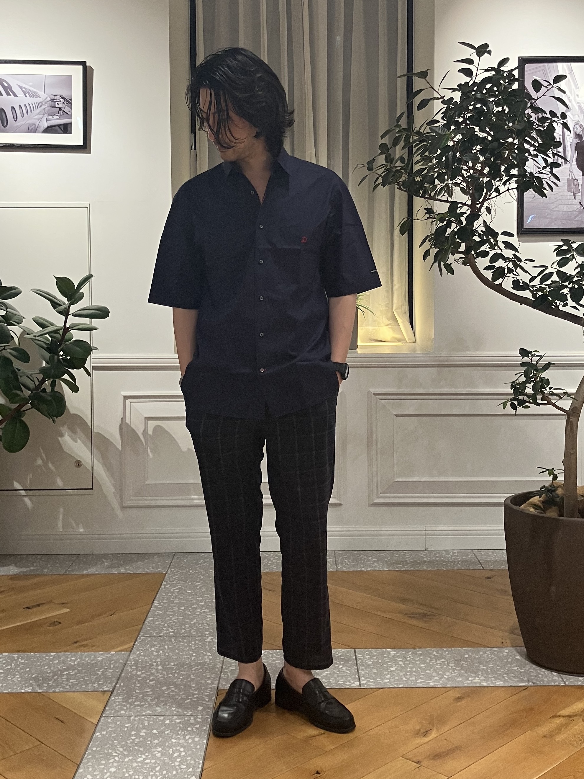 junyaさんの「DRESSTERIOR｜スペイン シドグラスシャツ」を使ったコーディネート