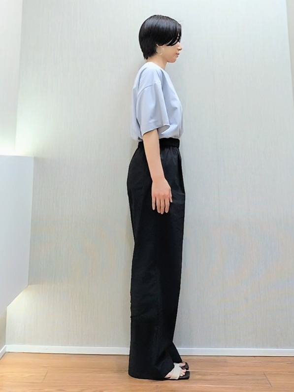 ミズタさんの「UNTITLED｜コットンロゴTシャツ」を使ったコーディネート