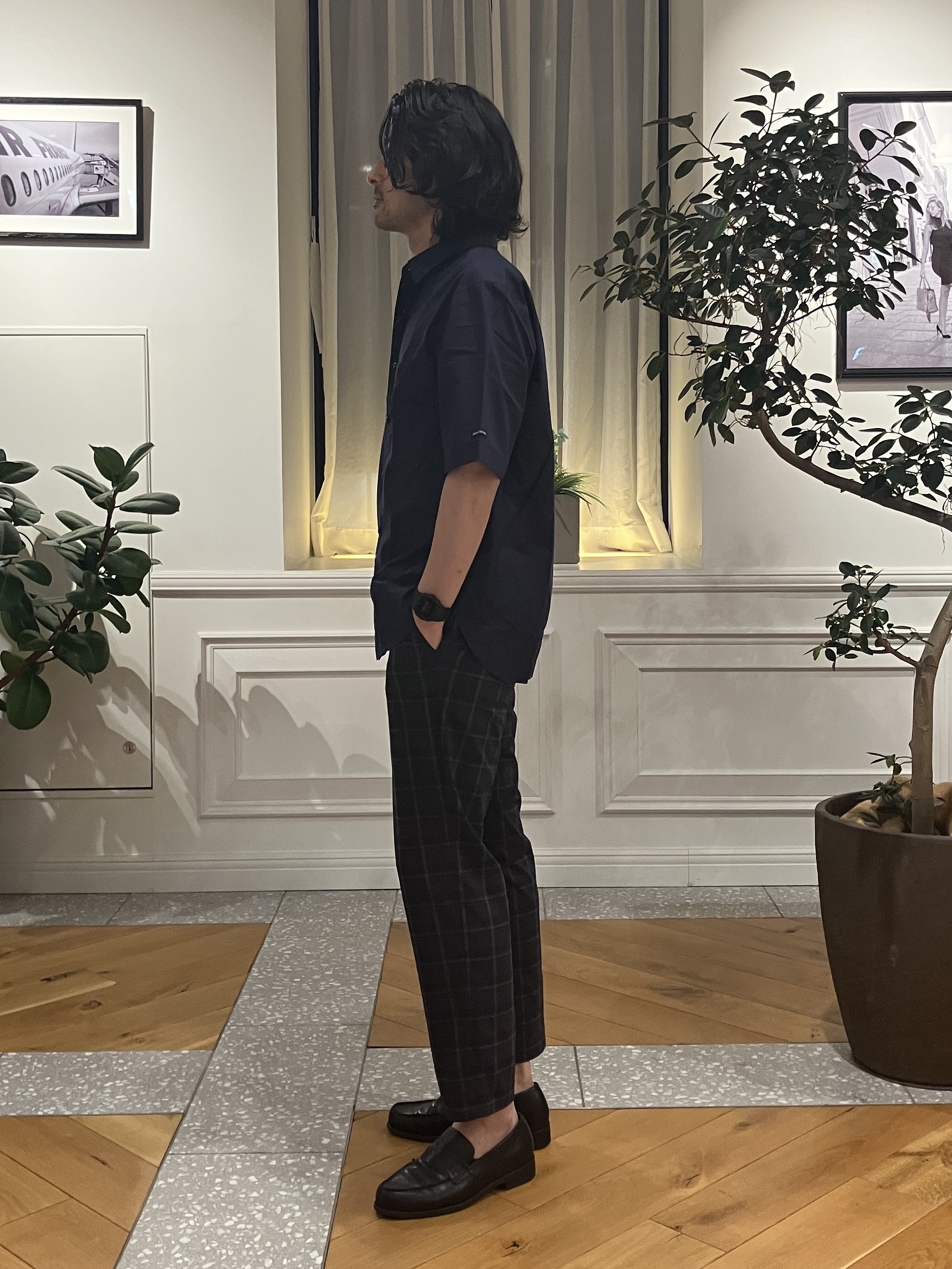 junyaさんの「DRESSTERIOR｜スペイン シドグラスシャツ」を使ったコーディネート
