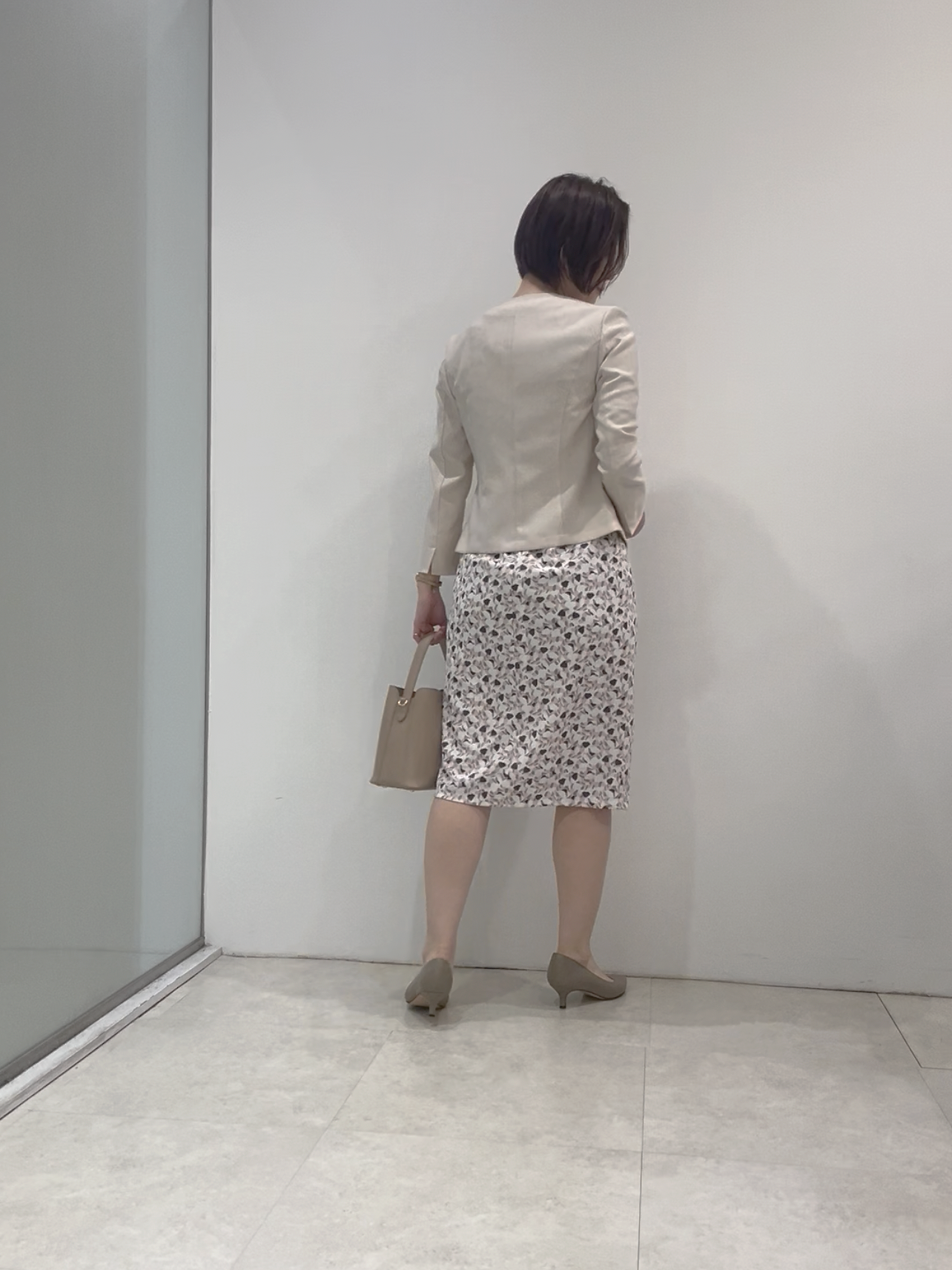 まどかさんの「UNTITLED｜【日本製／接触冷感／UVケア／手洗い可】リネンライクノーカラージャケット」を使ったコーディネート