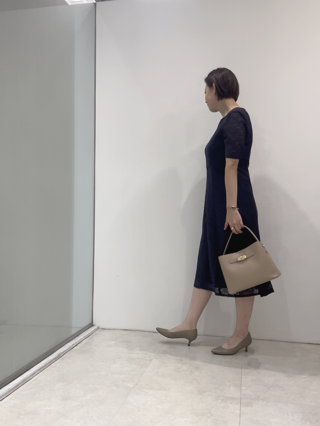 まどかさんの「UNTITLED｜【手洗い可／日本製／360&deg;シリーズ】ラッセルレースワンピース」を使ったコーディネート