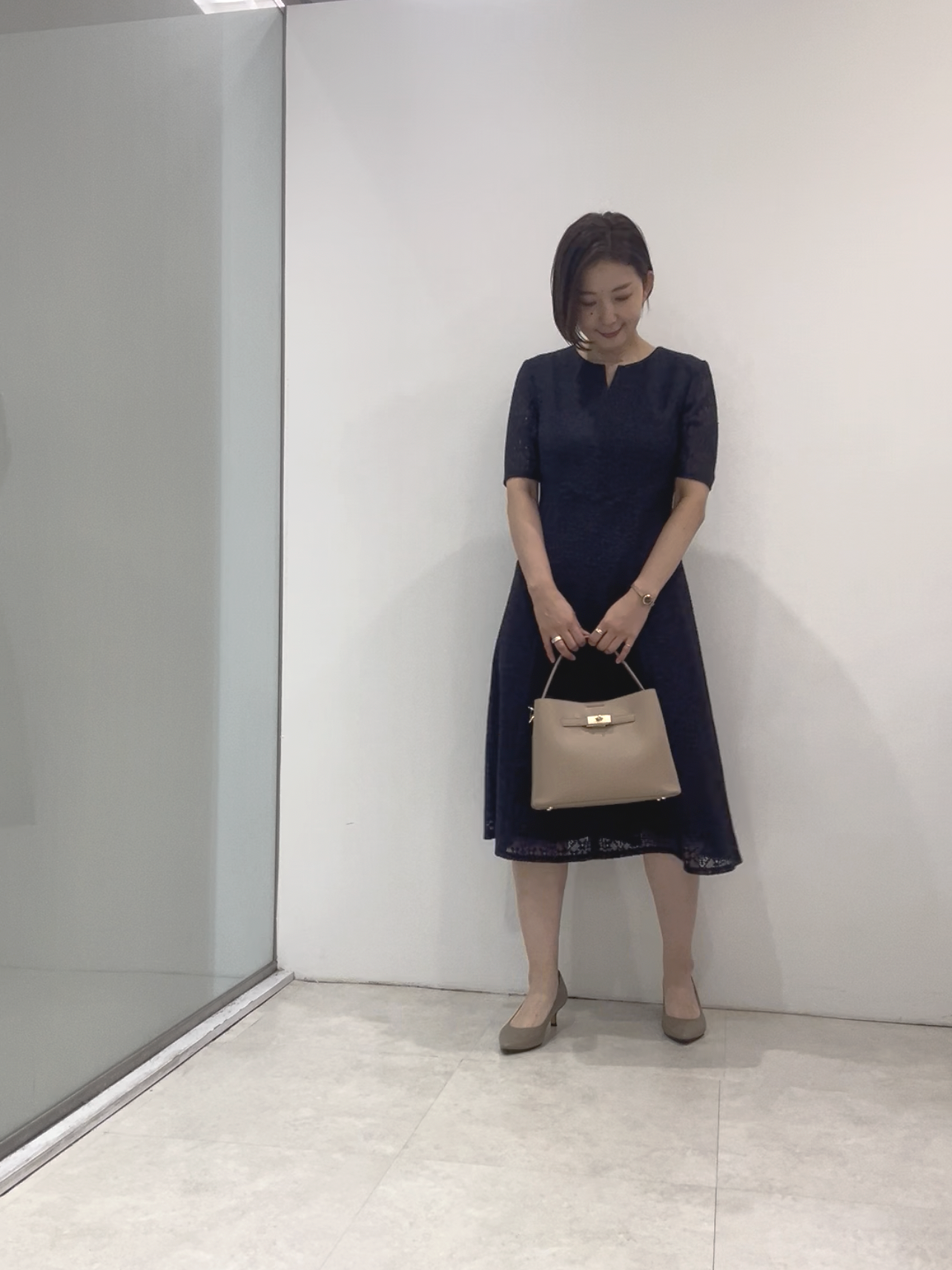 まどかさんの「UNTITLED｜【手洗い可／日本製／360&deg;シリーズ】ラッセルレースワンピース」を使ったコーディネート