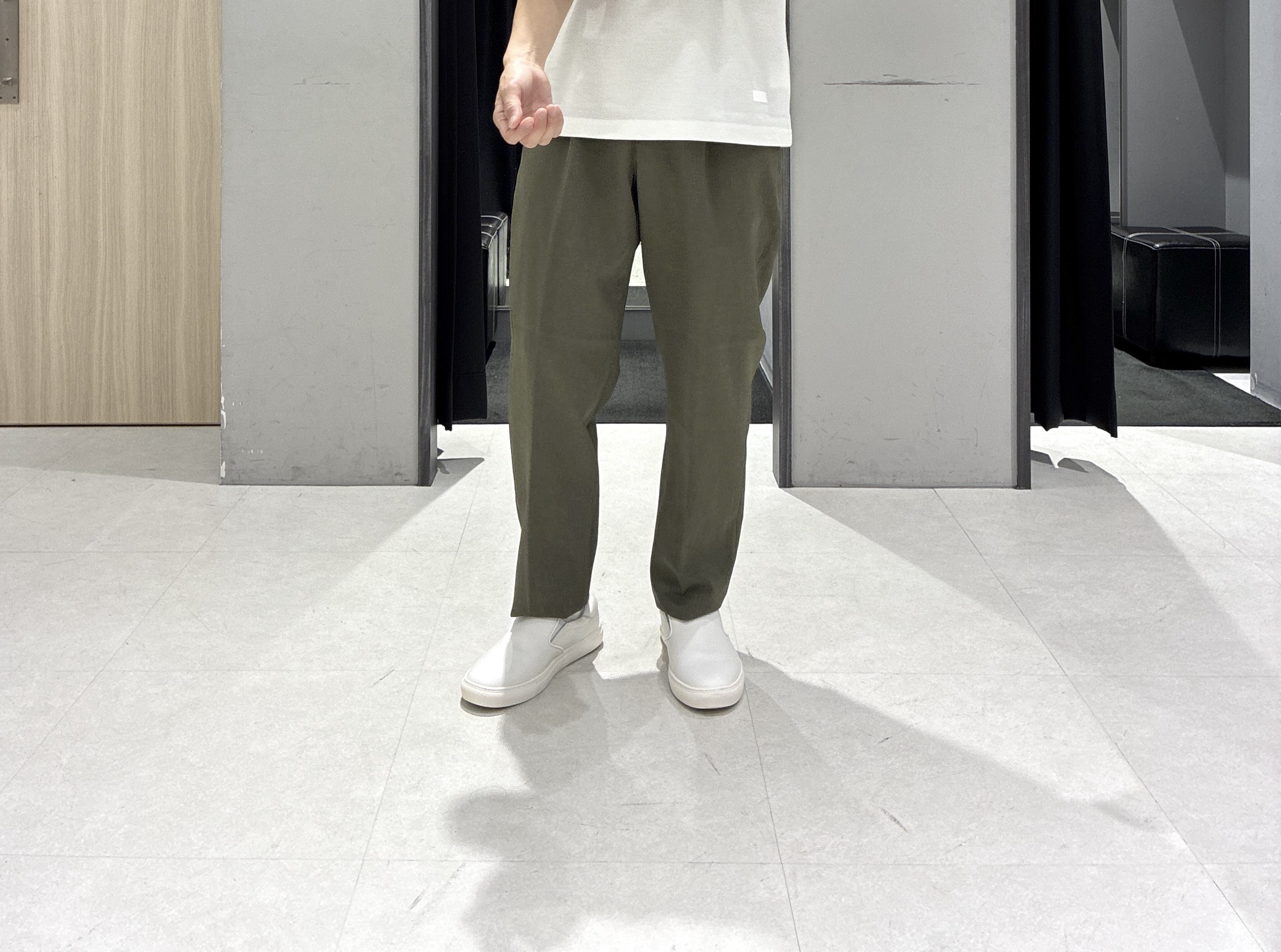 わいずみさんの「TAKEO KIKUCHI｜【接触冷感】ハイブリッド リネン 七分袖シャツ」を使ったコーディネート