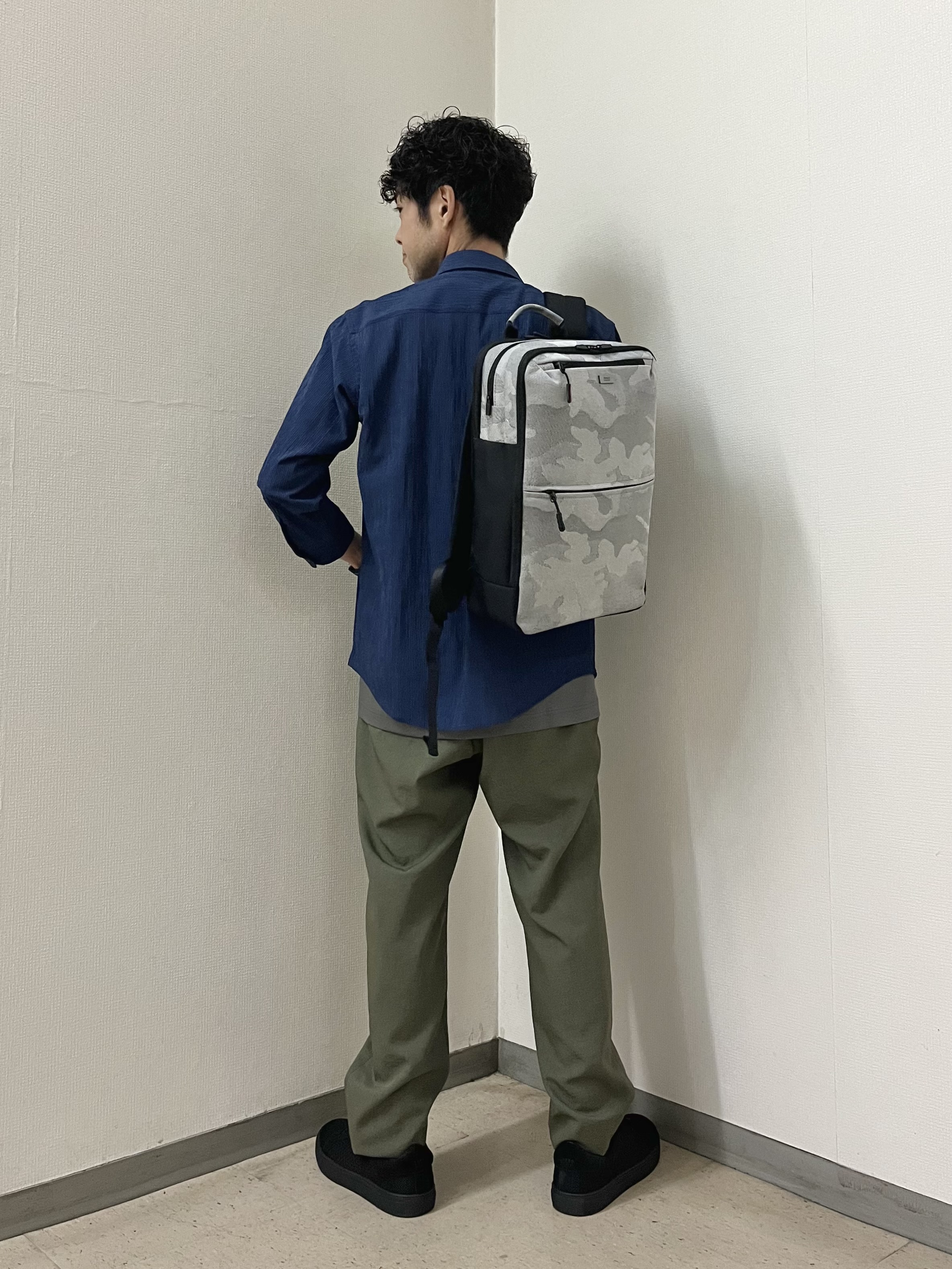 URAさんの「TAKEO KIKUCHI｜【通気性】トリコットサッカー 7分袖シャツ」を使ったコーディネート