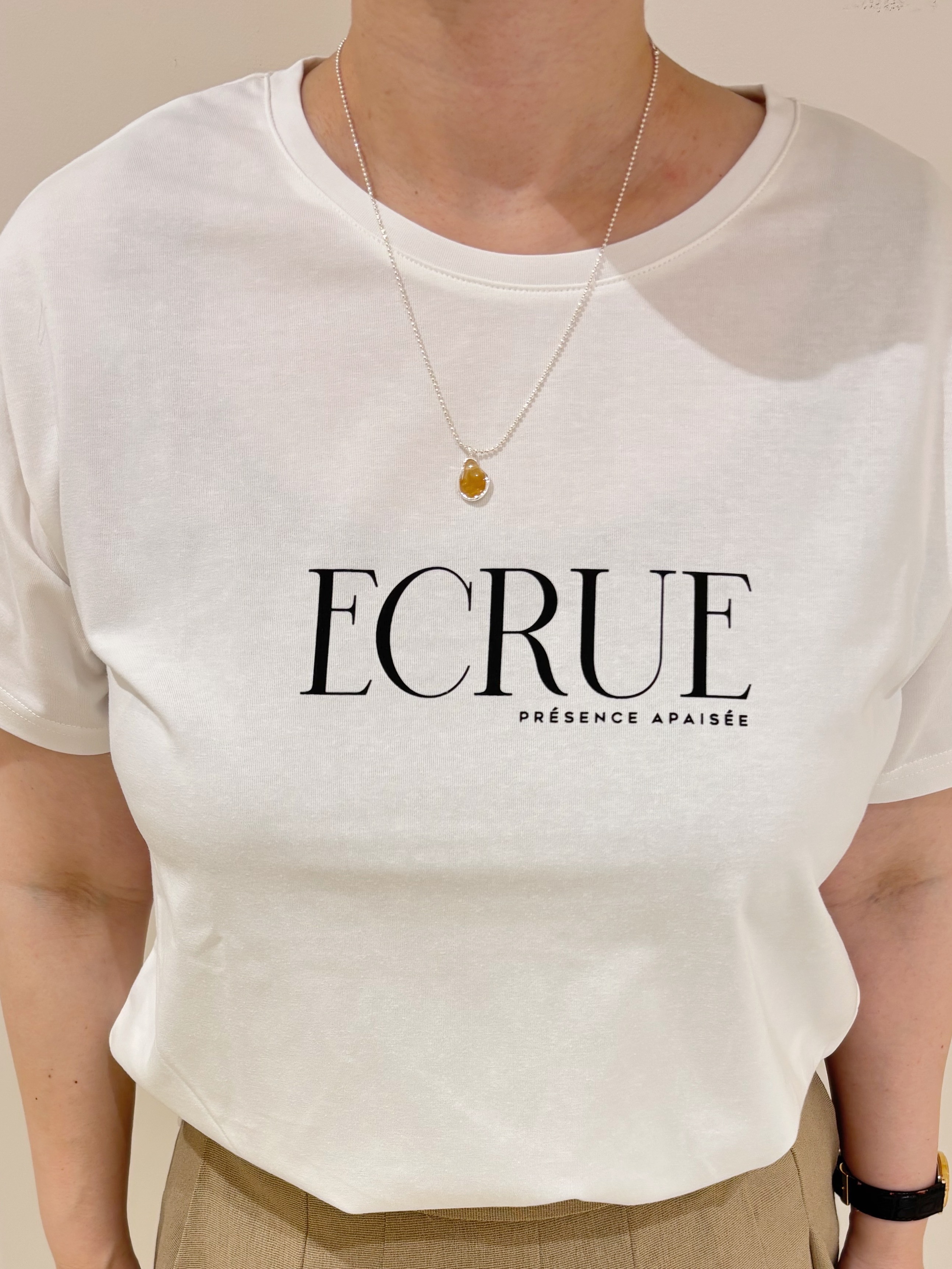 marikoさんの「grove｜【遮熱／吸水速乾／UVカット】ベーシックロゴTシャツ」を使ったコーディネート