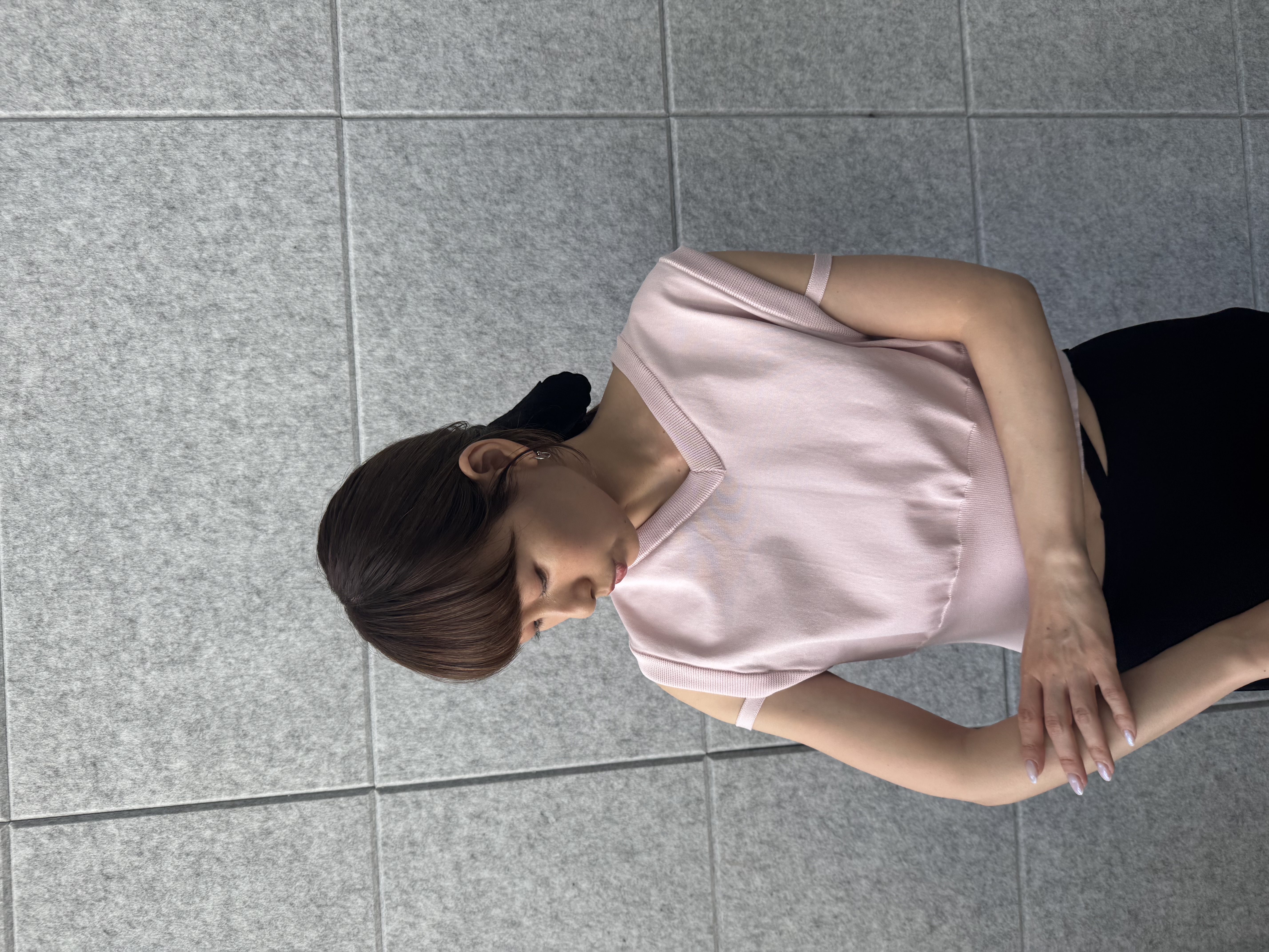 designer yukaさんの「CODE A｜design short vest」を使ったコーディネート