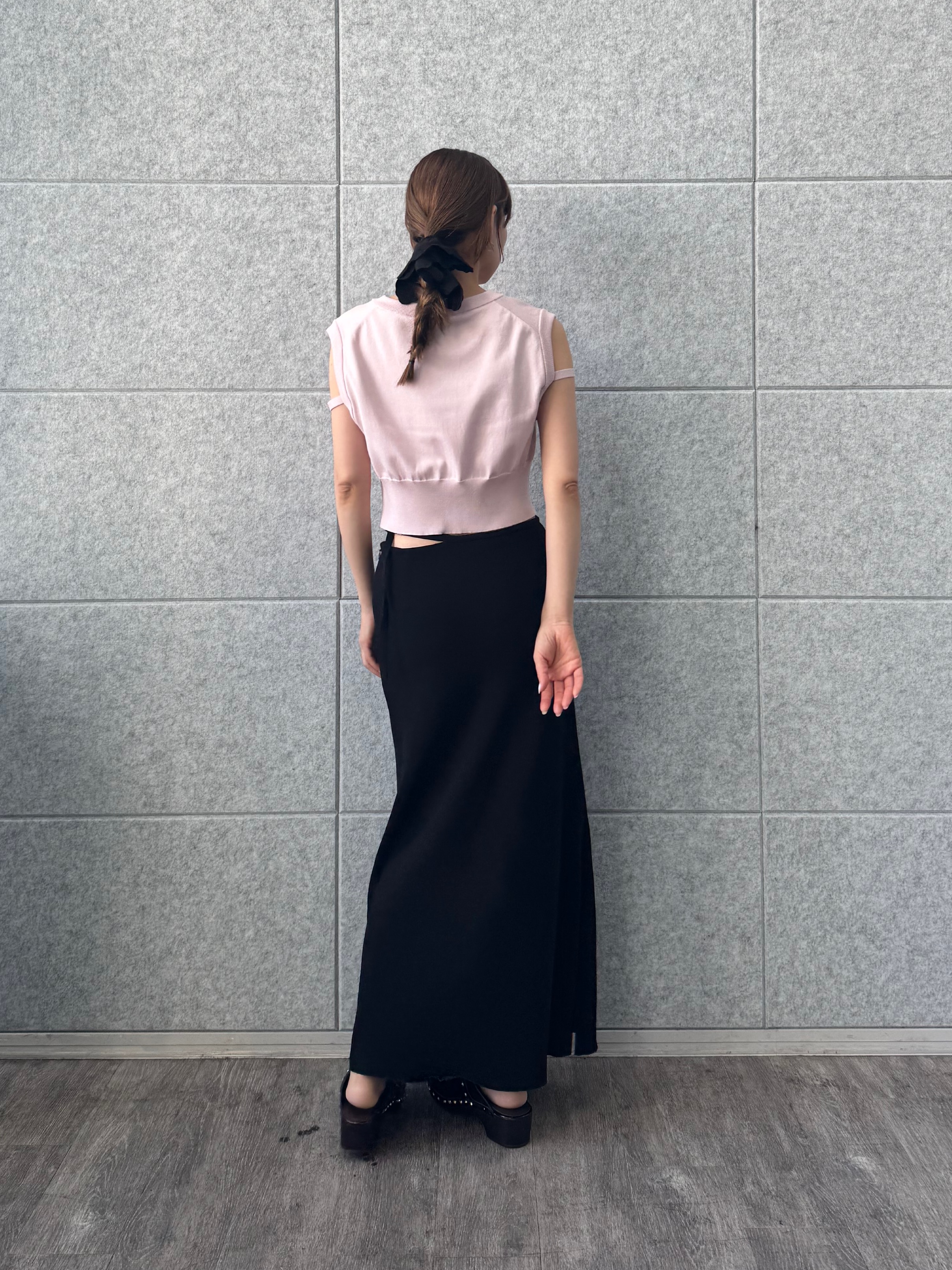designer yukaさんの「CODE A｜design short vest」を使ったコーディネート