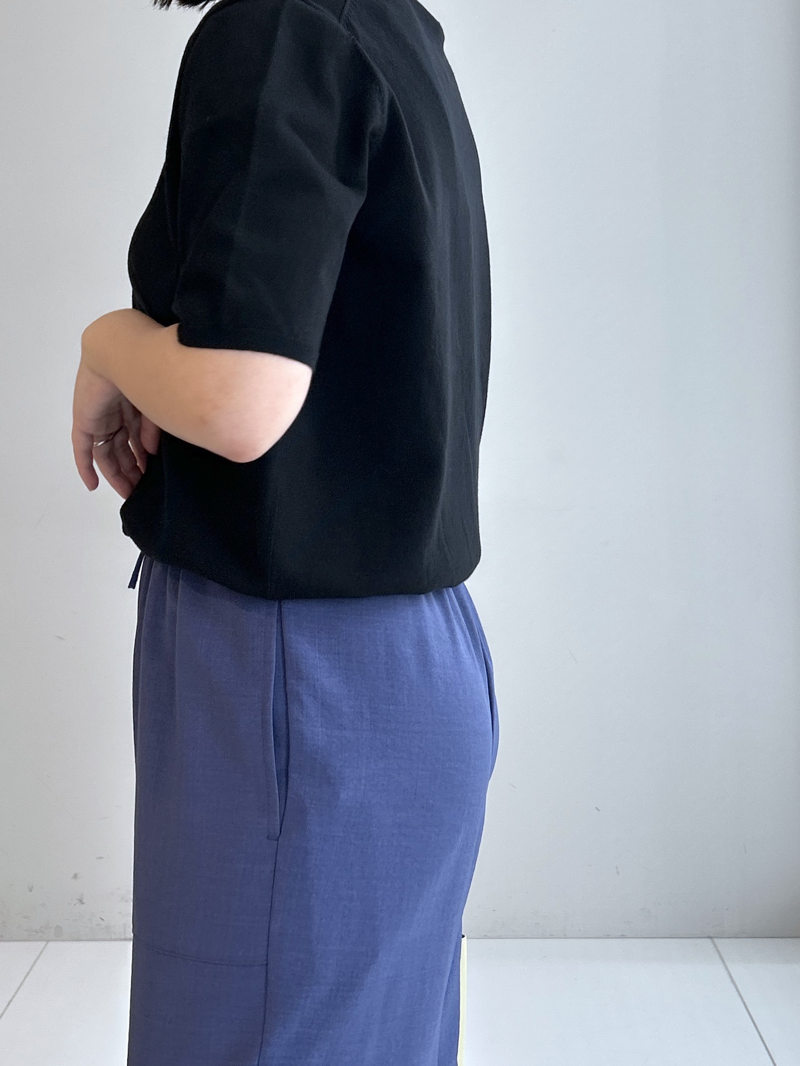 Hirokaさんの「Dessin｜【9色展開/接触冷感/UVカット】ドライタッチサマーニットT」を使ったコーディネート