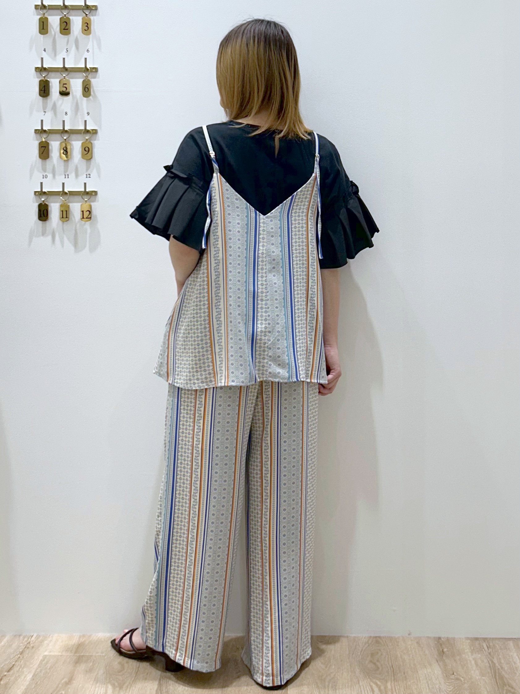 suzukaさんの「OPAQUE.CLIP｜【接触冷感】タックスリーブカットソー《洗濯機OK》」を使ったコーディネート