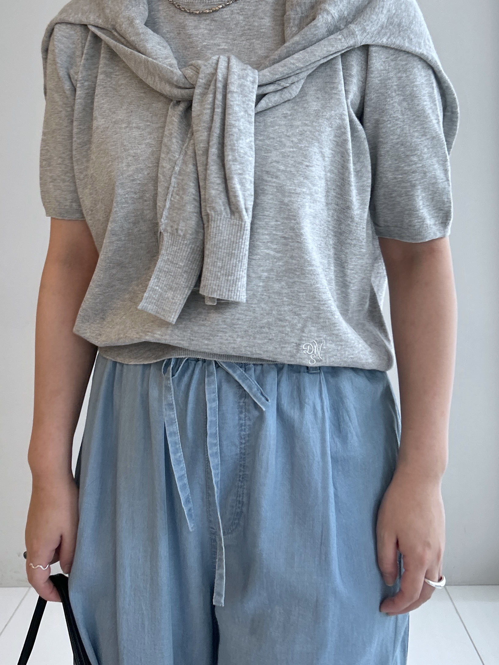 Hirokaさんの「Dessin｜【9色展開/接触冷感/UVカット】ドライタッチサマーニットT」を使ったコーディネート