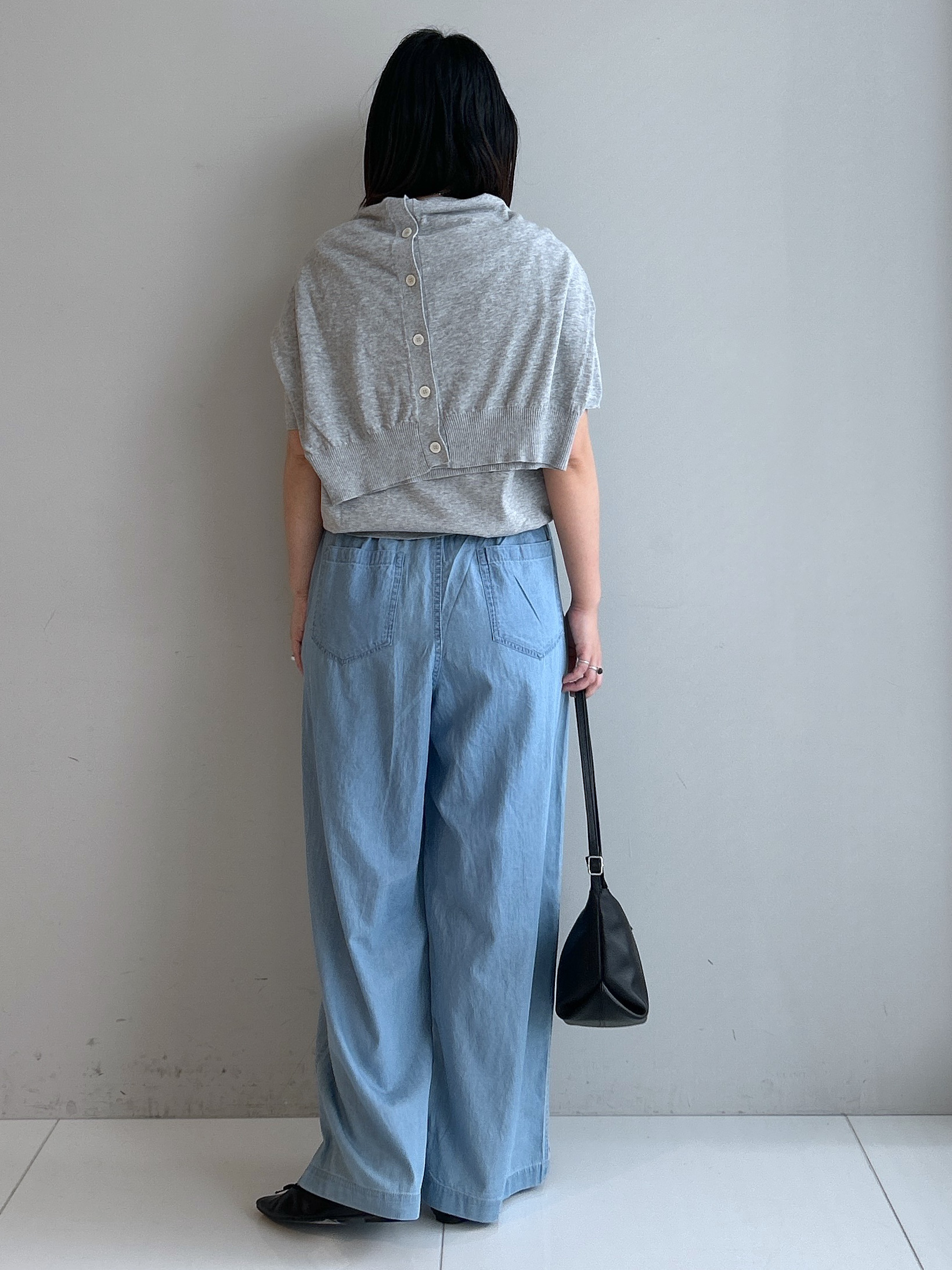 Hirokaさんの「Dessin｜【9色展開/接触冷感/UVカット】ドライタッチサマーニットT」を使ったコーディネート