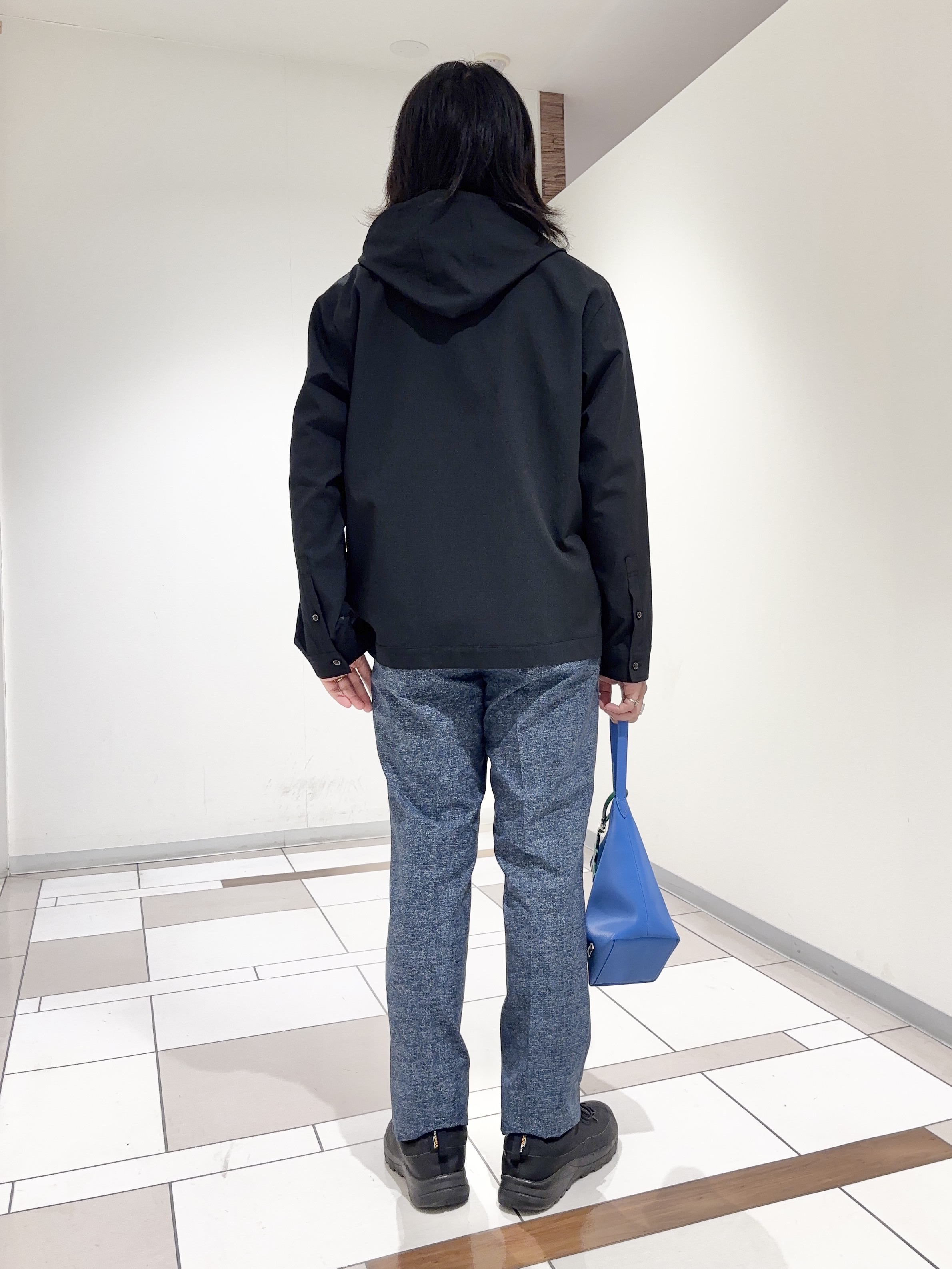 及川さんの「TAKEO KIKUCHI｜【撥水・洗える・シワになりにくい】 リランチェ（R） フードブルゾン」を使ったコーディネート