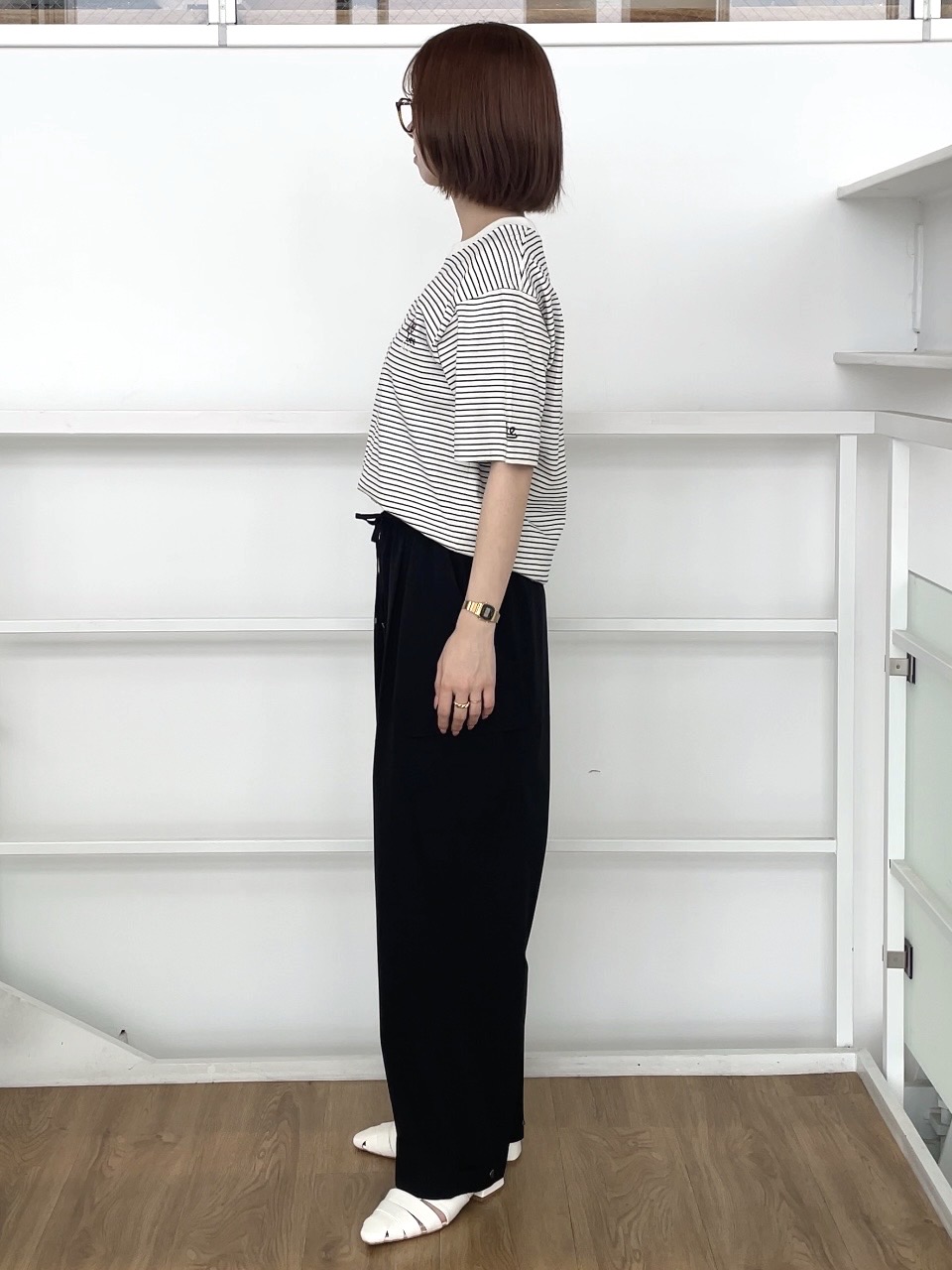 NATSUMIさんの「grove｜【Lee&times;grove別注カラーあり】MULTI LOGO H／S TEE」を使ったコーディネート