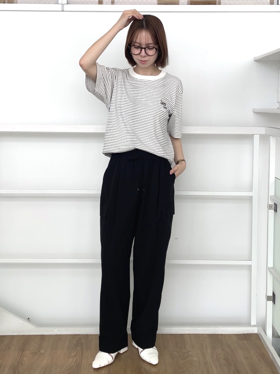 NATSUMIさんの「grove｜【Lee&times;grove別注カラーあり】MULTI LOGO H／S TEE」を使ったコーディネート