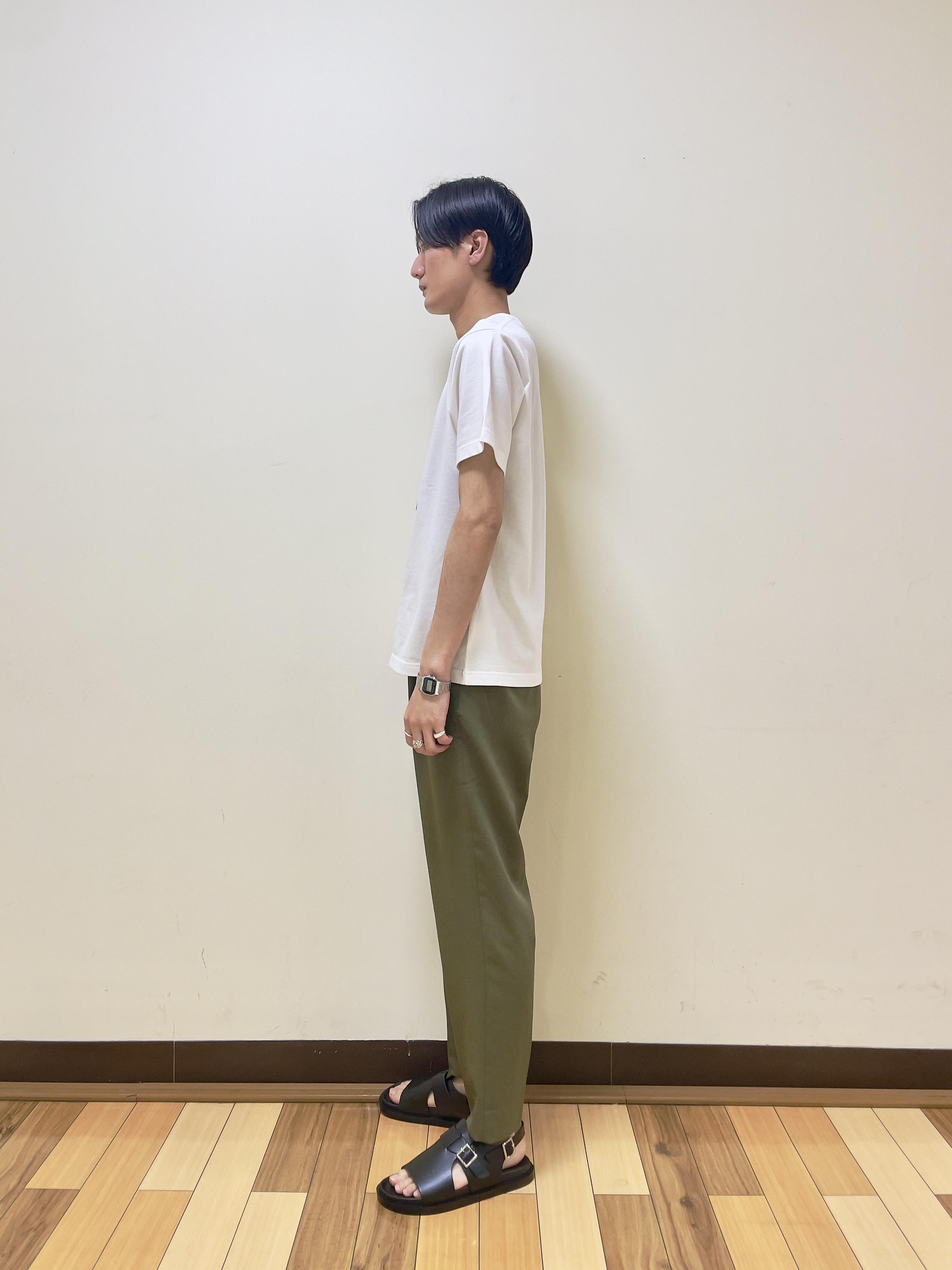 Seiyaさんの「TAKEO KIKUCHI｜【通気性】トリコットサッカー オープンカラー シャツ」を使ったコーディネート
