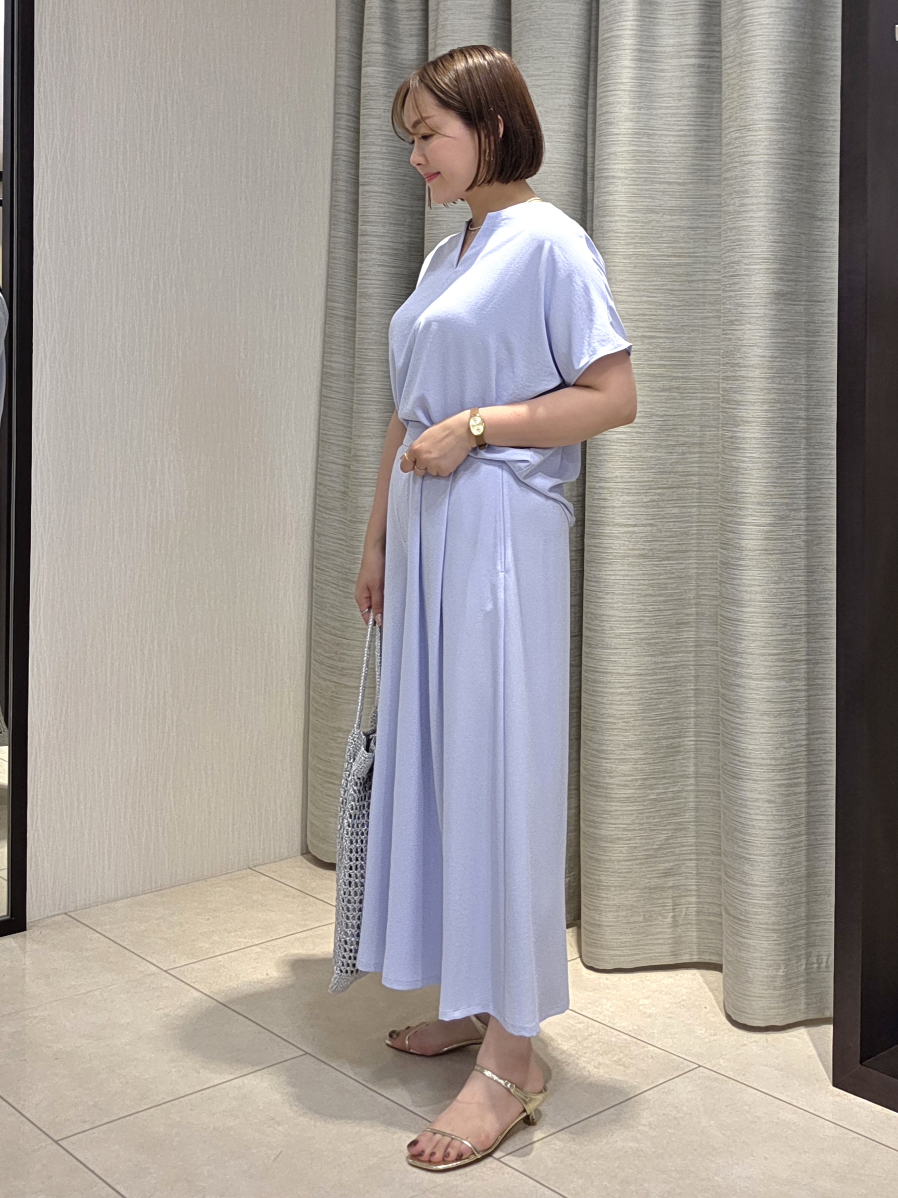 naokoさんの「UNTITLED｜◆ビーズコイントップ」を使ったコーディネート