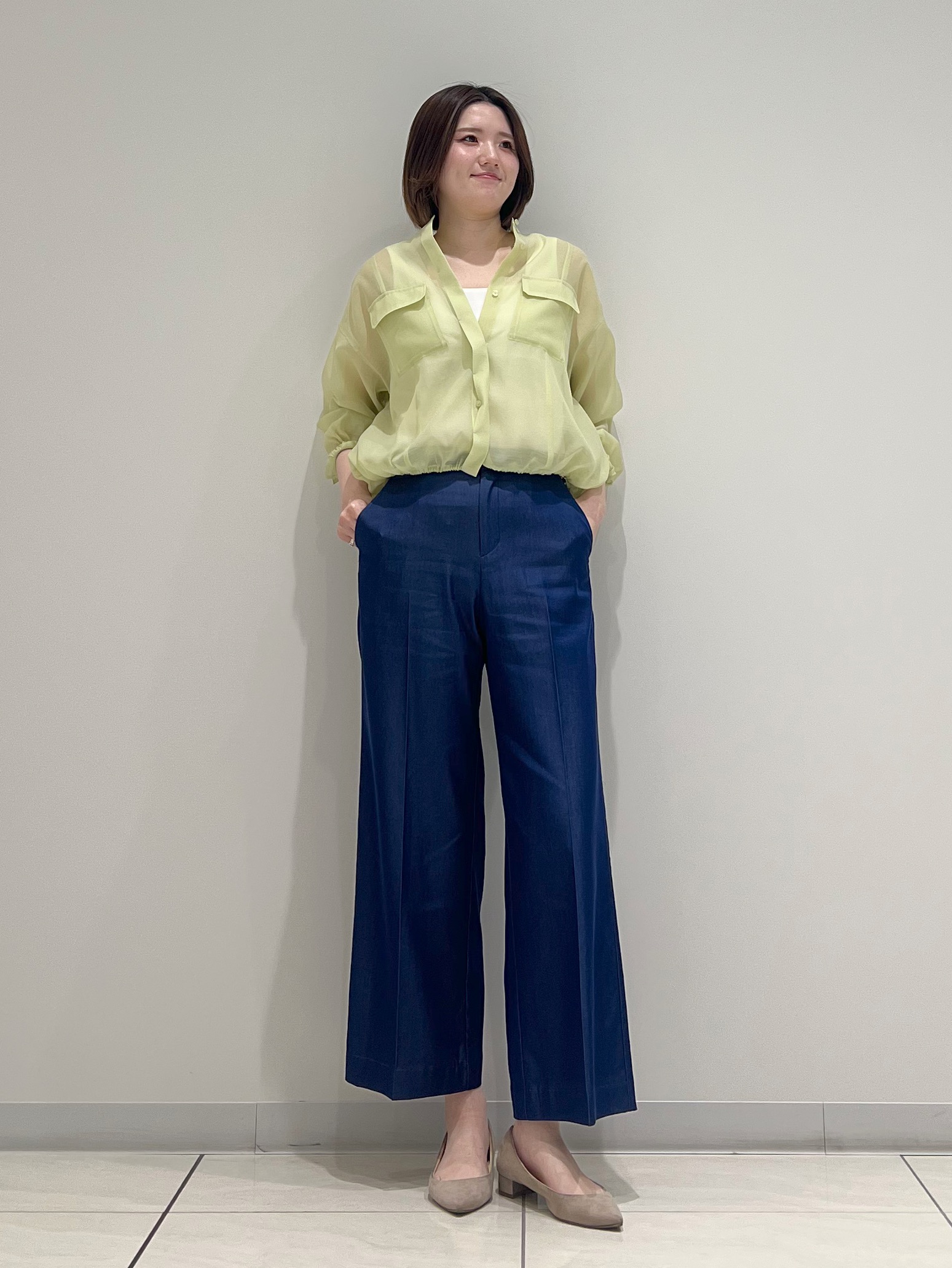 T.Kさんの「INDIVI｜【日本製】ビスチェインナータンクトップ」を使ったコーディネート