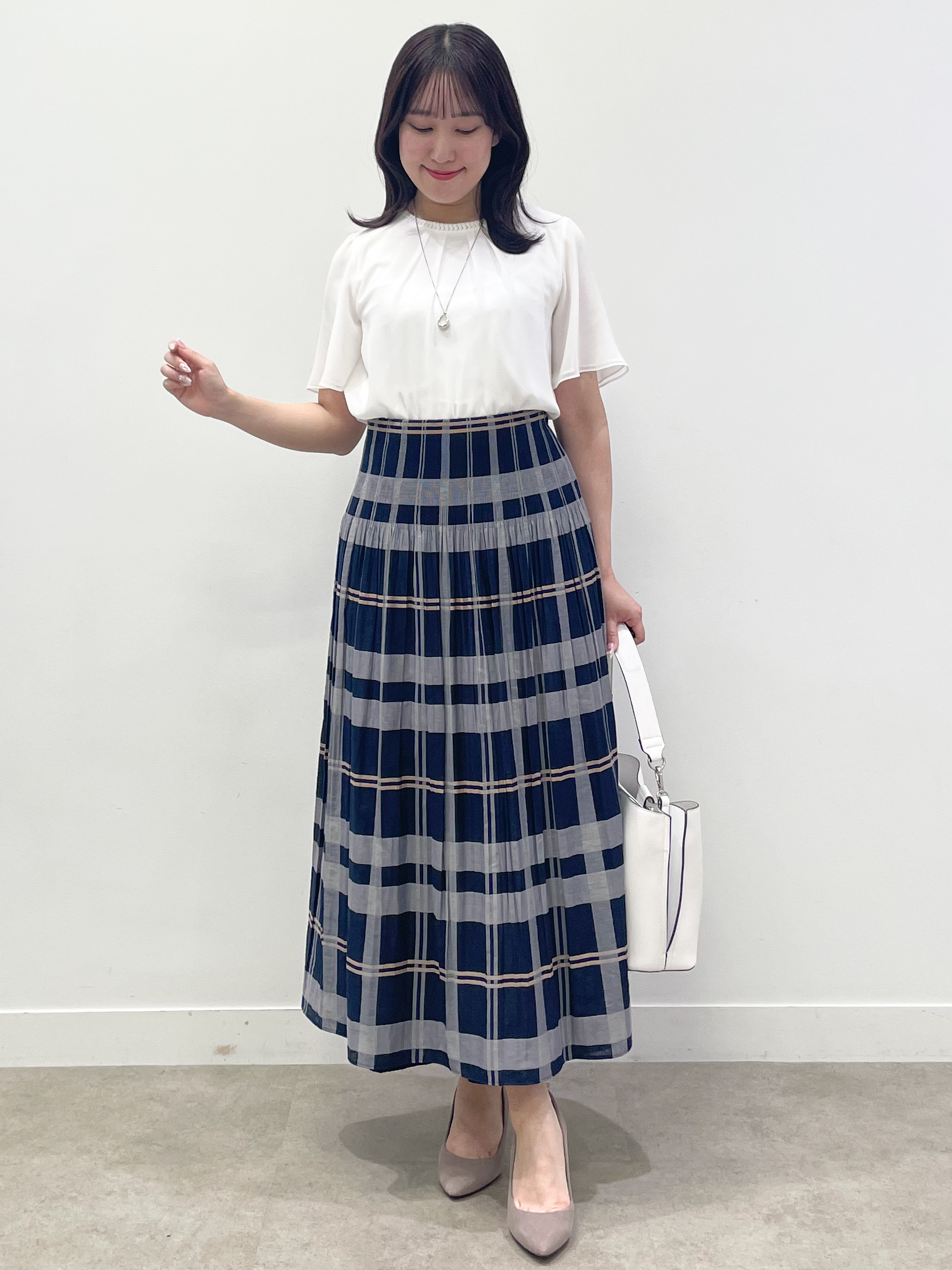 yukariさんの「Reflect｜【手洗い可】レースデザインニットカーディガン」を使ったコーディネート