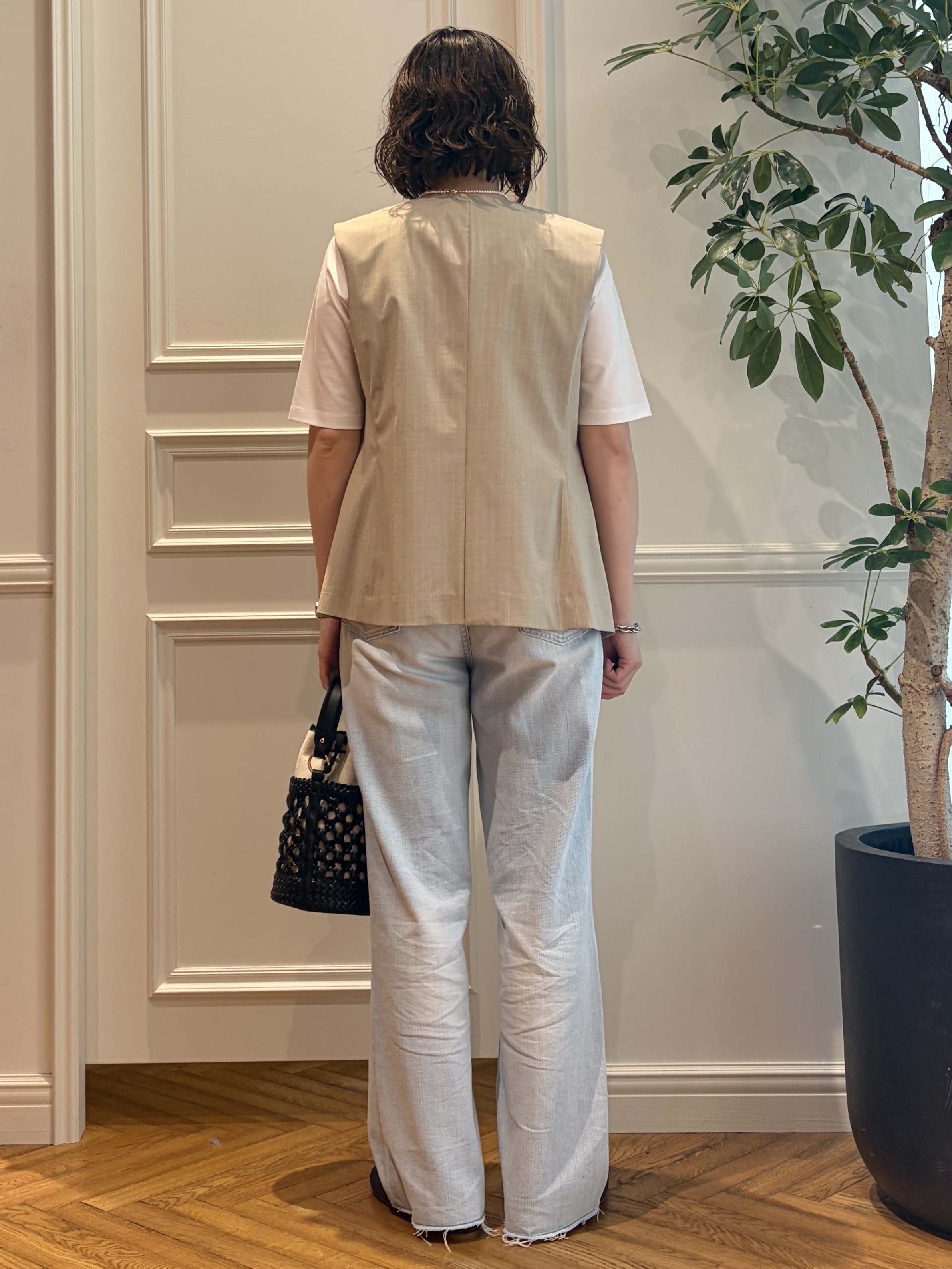 nakaoさんの「DRESSTERIOR｜◆RED CARD TOKYO（レッドカードトーキョー）MANOA イージーデニムパンツ」を使ったコーディネート