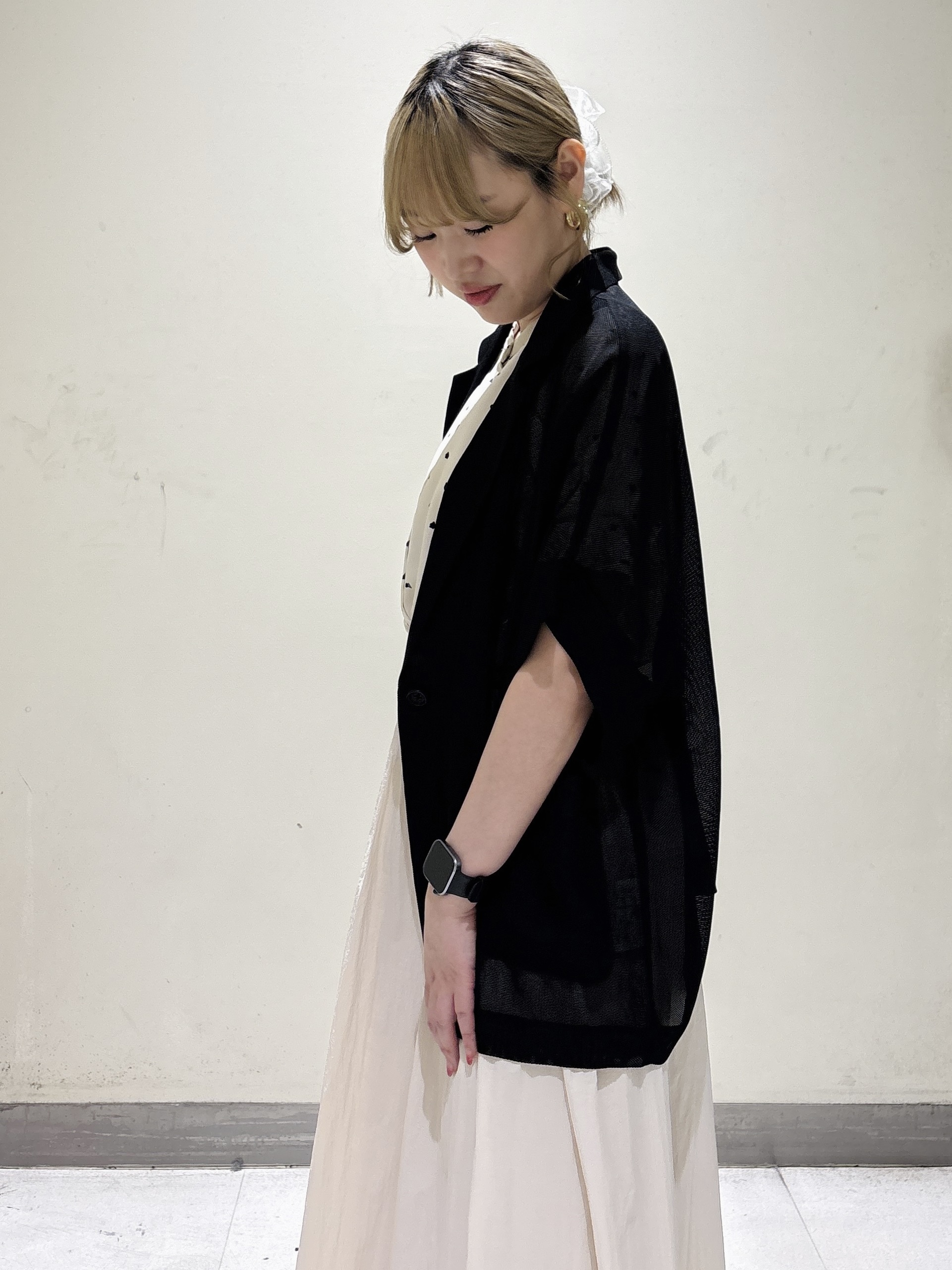 みきちぃさんの「OPAQUE.CLIP｜メッシュテーラードジャケット【洗濯機OK】」を使ったコーディネート