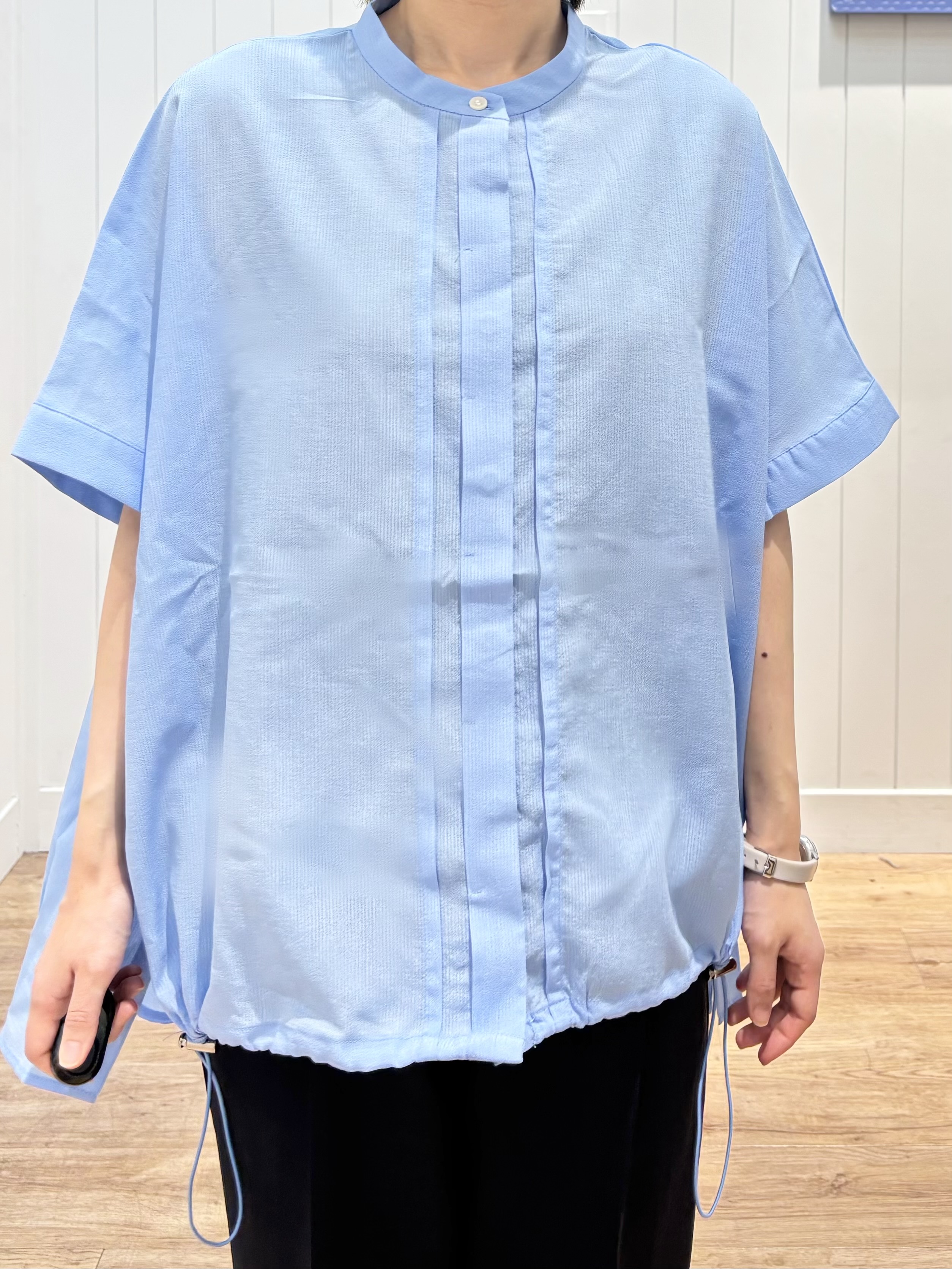 OKADAさんの「Dessin｜【高通気/セットアップ可】ドロストシャツ」を使ったコーディネート