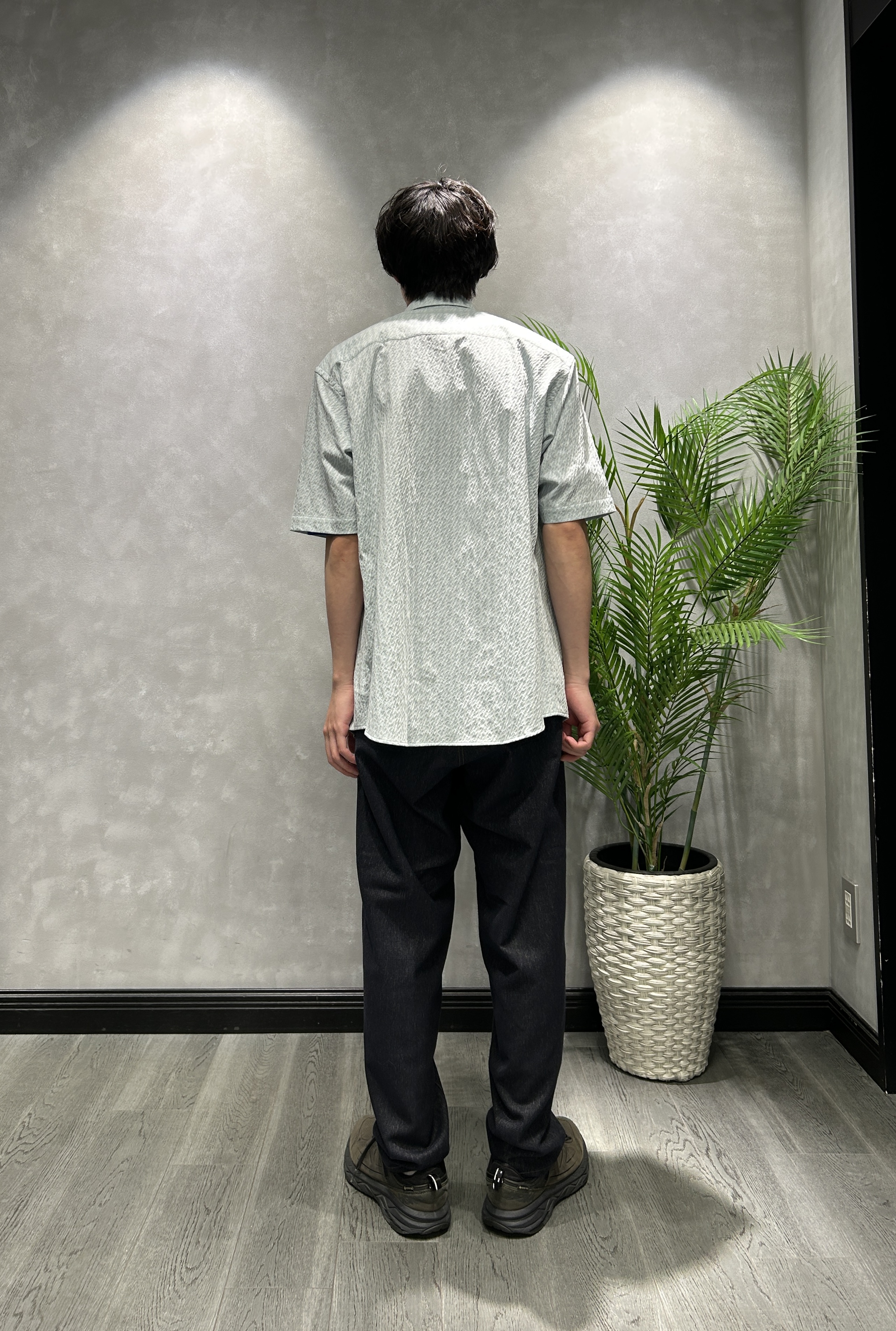 ruiさんの「TAKEO KIKUCHI｜播州織り 千鳥 半袖シャツ」を使ったコーディネート