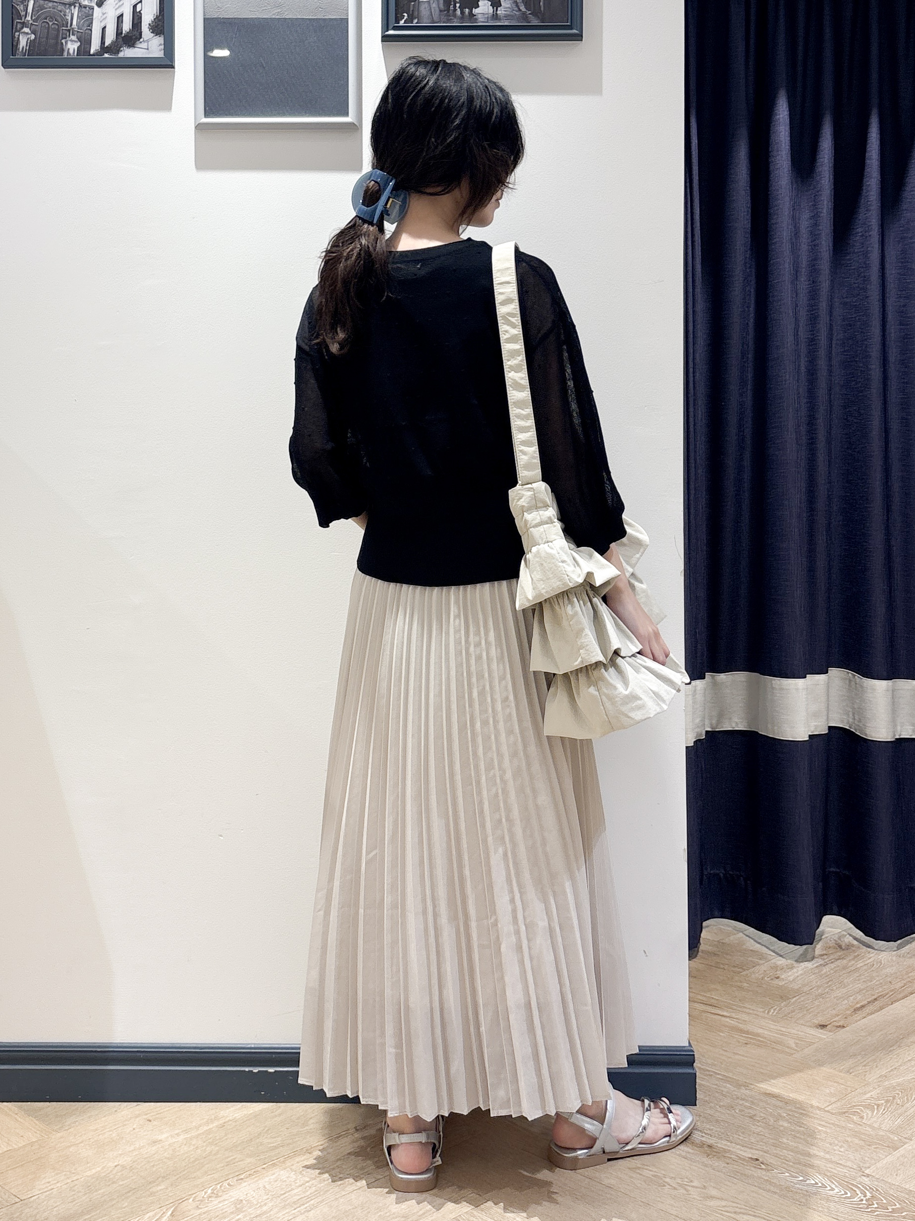 ayakaさんの「grove｜シアードットカーディガン」を使ったコーディネート